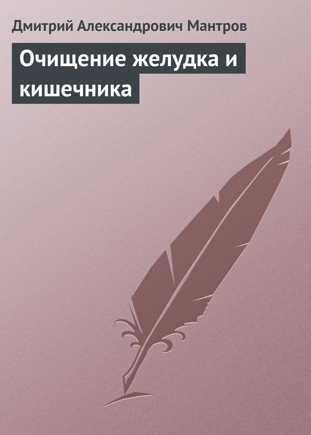 Обложка книги «Очищение желудка и кишечника»
