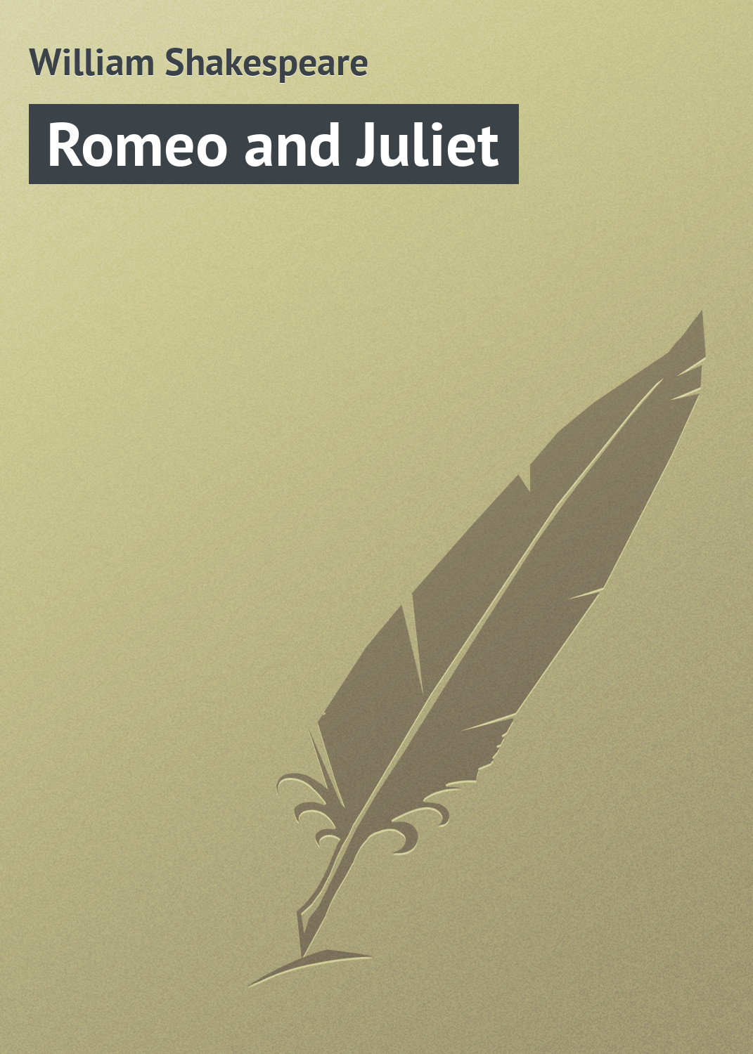 Обложка книги «Romeo and Juliet»