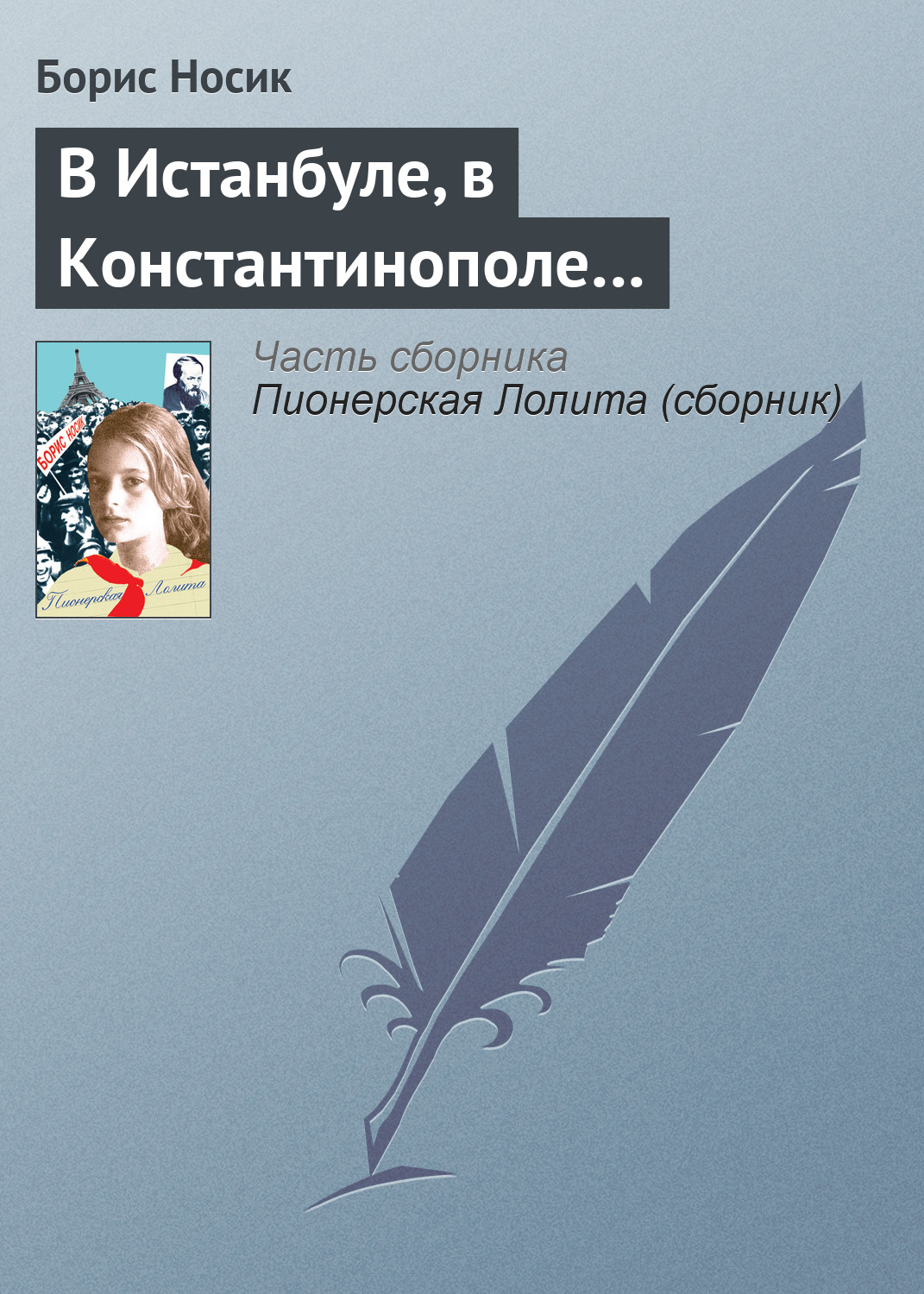 Обложка книги «В Истанбуле, в Константинополе…»