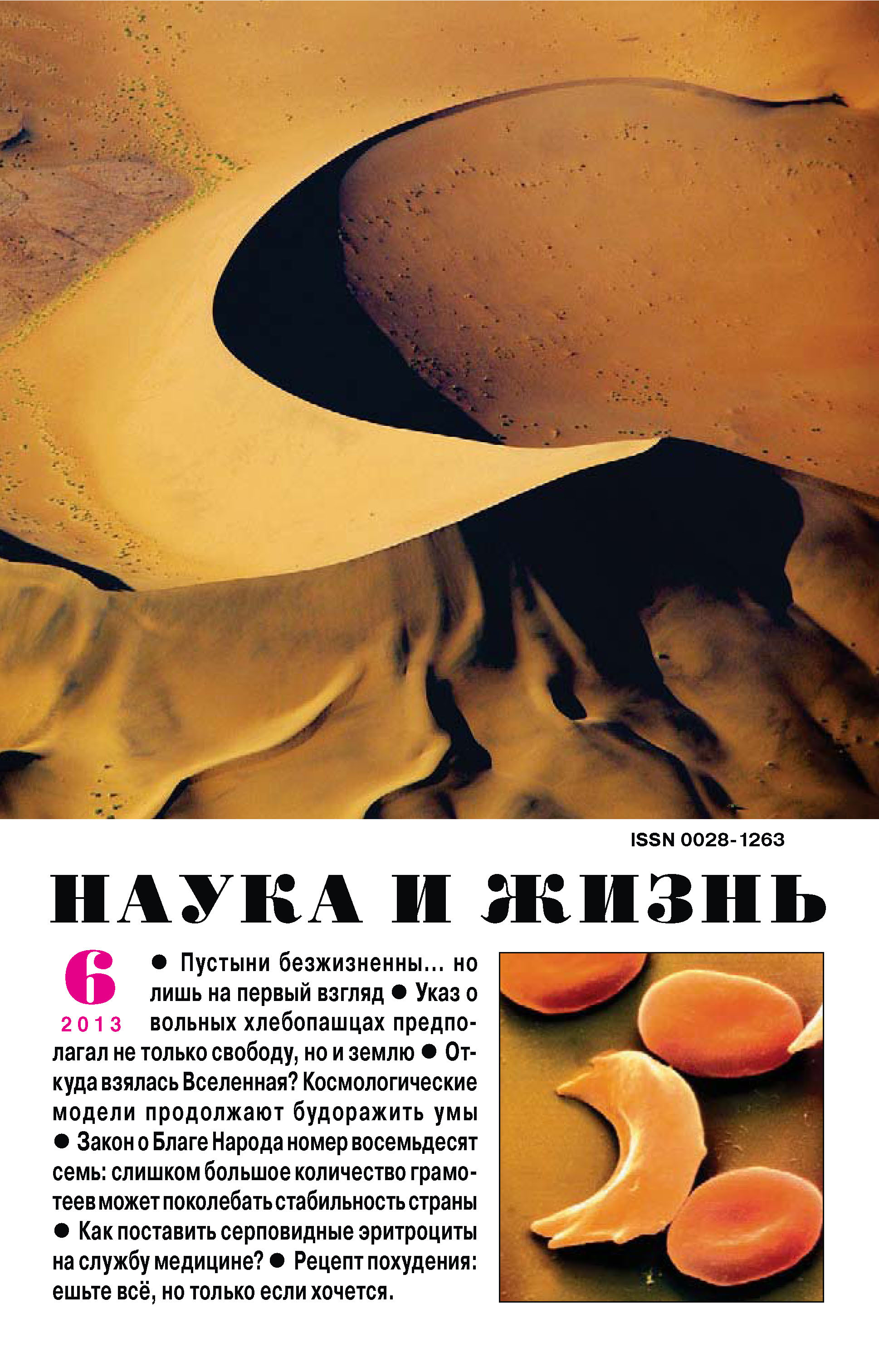 Обложка книги «Наука и жизнь №06/2013»