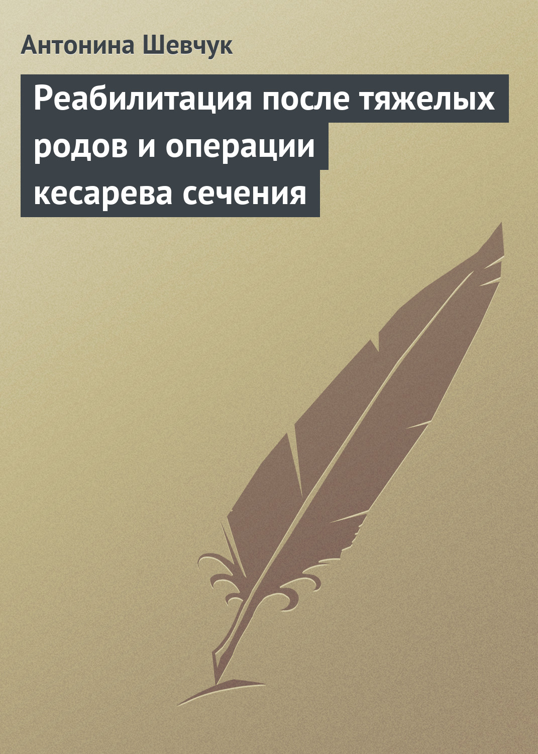 Обложка книги «Реабилитация после тяжелых родов и операции кесарева сечения»