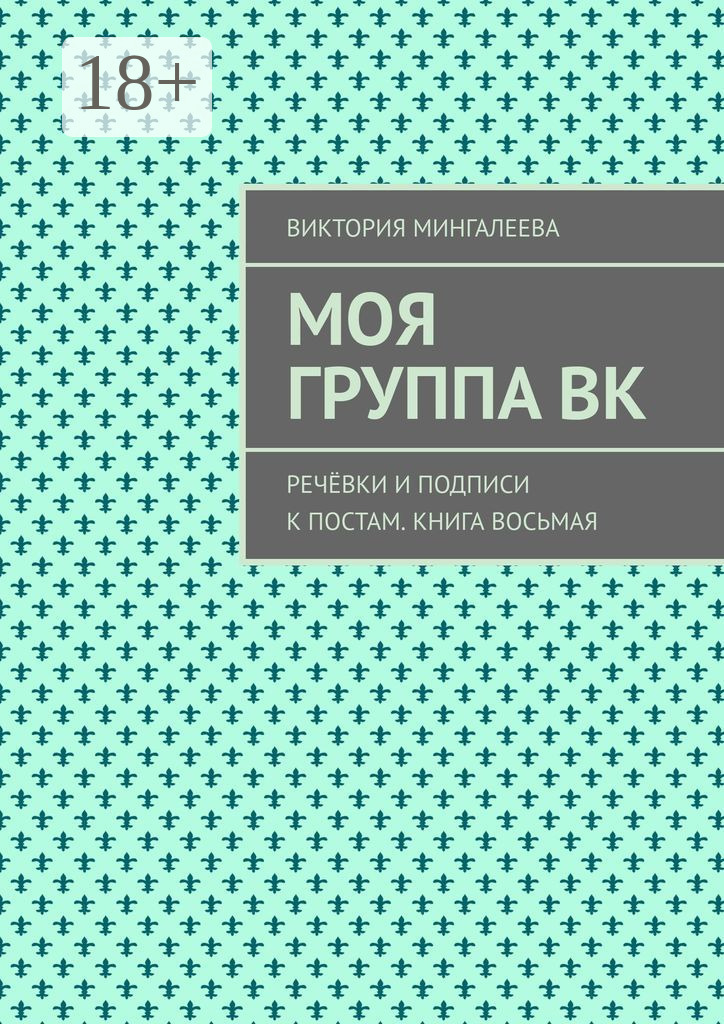 Обложка книги «Моя группа ВК. Речёвки и подписи к постам. Книга восьмая»