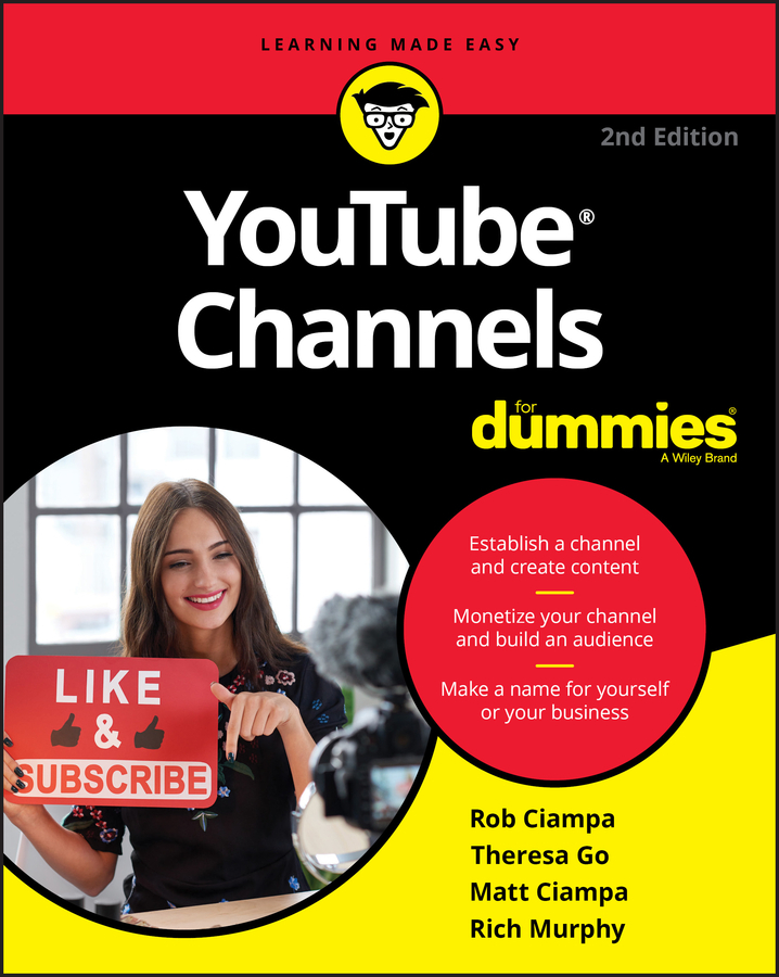 Обложка книги «YouTube Channels For Dummies»