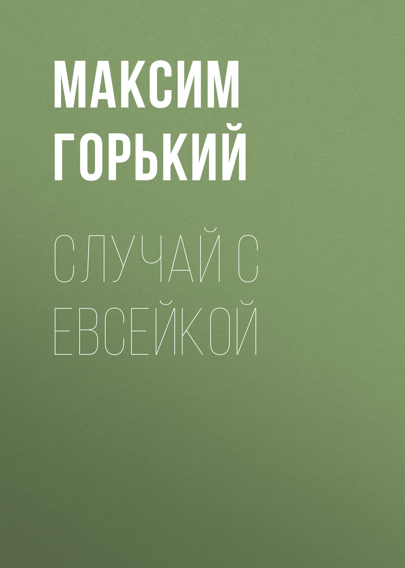 Обложка книги «Случай с Евсейкой»
