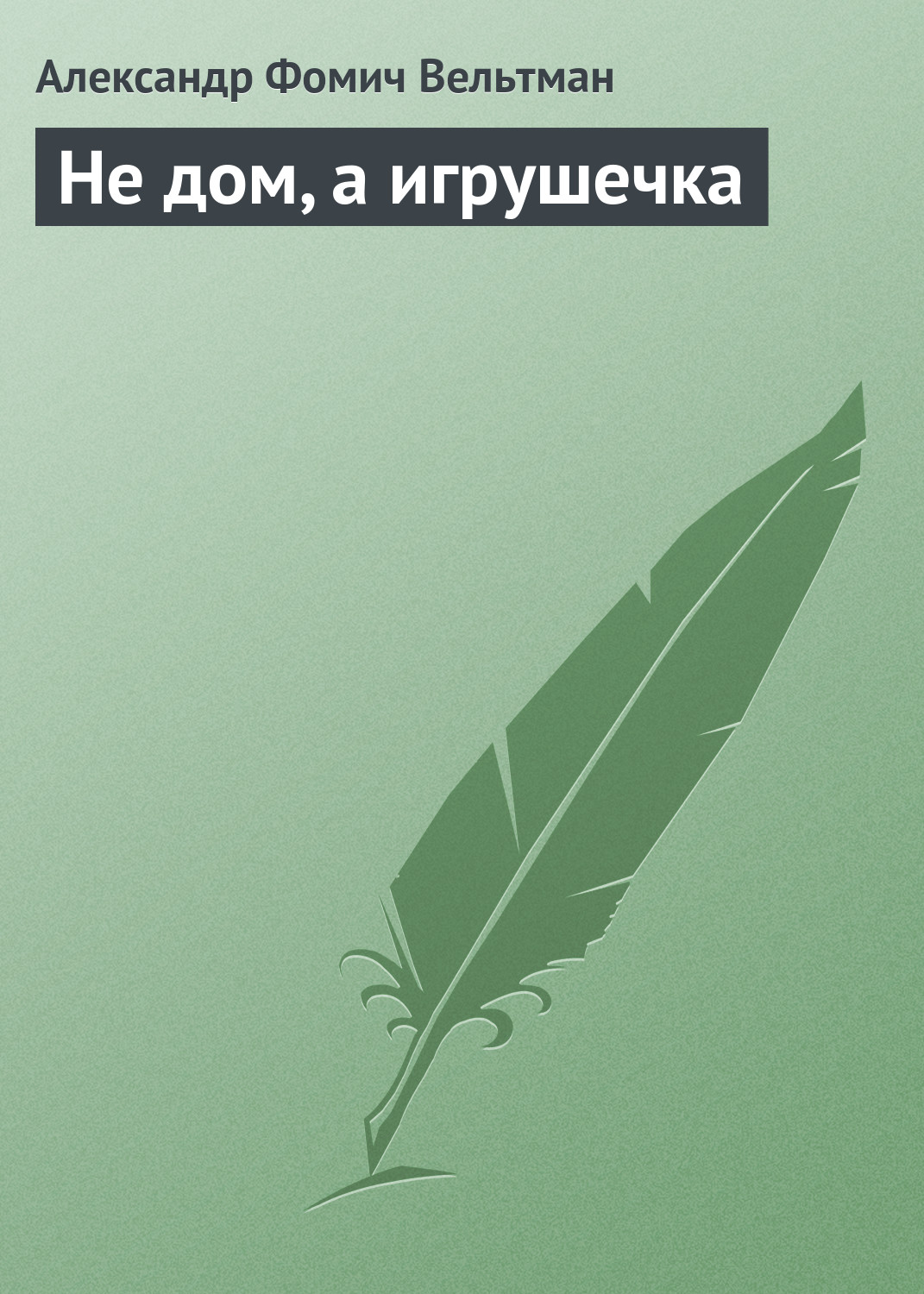 Обложка книги «Не дом, а игрушечка»