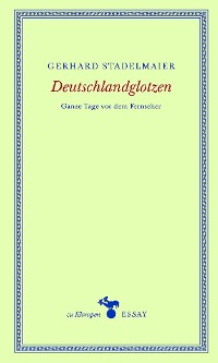 Обложка книги «Deutschlandglotzen»