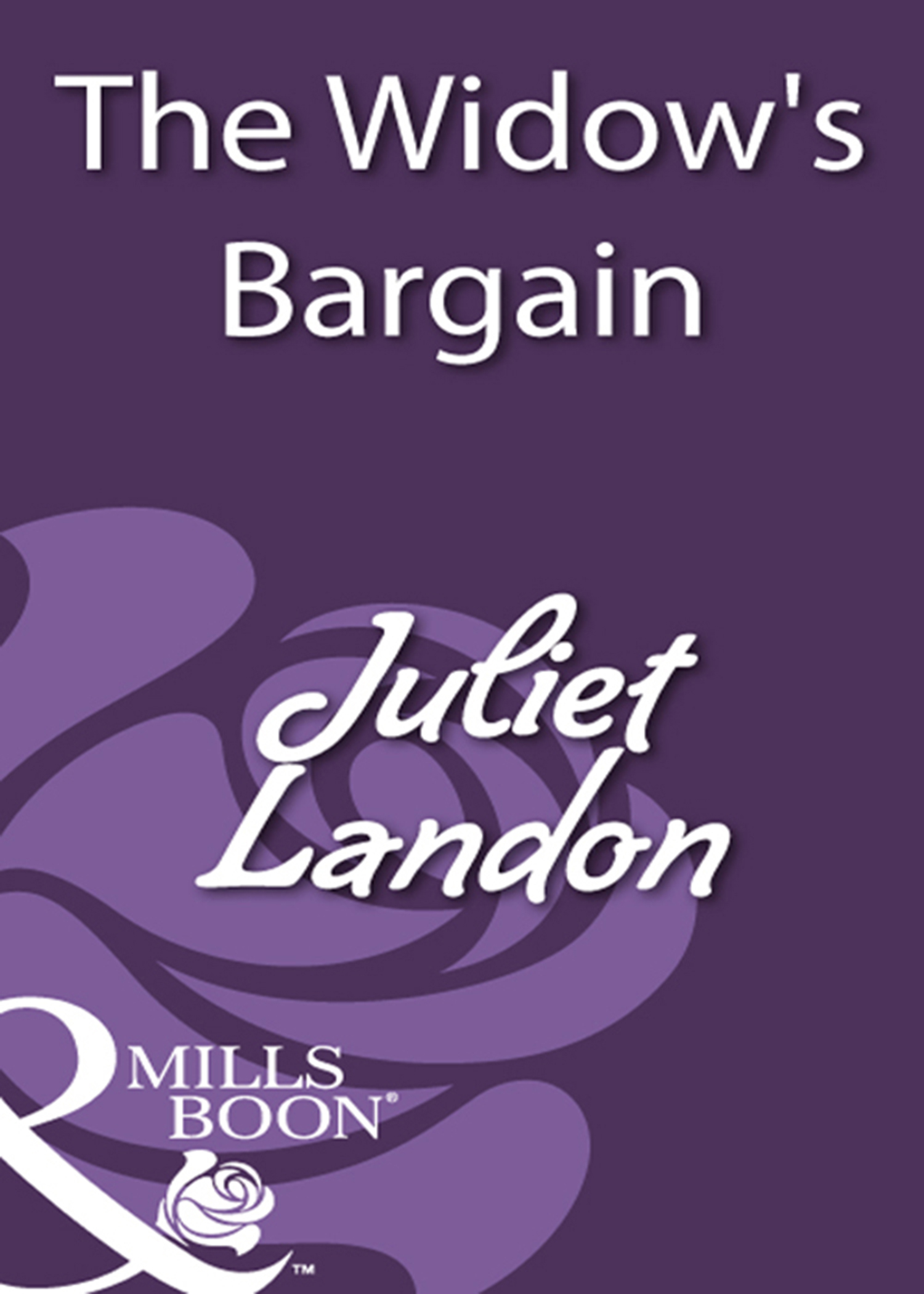 Обложка книги «The Widow's Bargain»