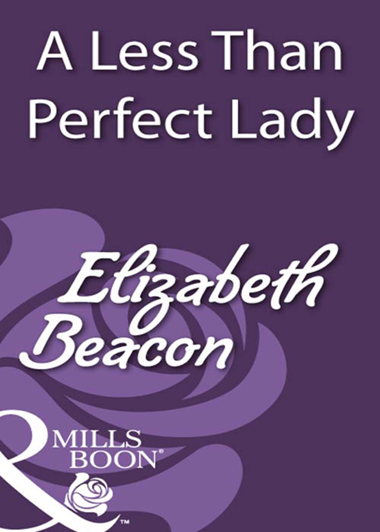 Обложка книги «A Less Than Perfect Lady»