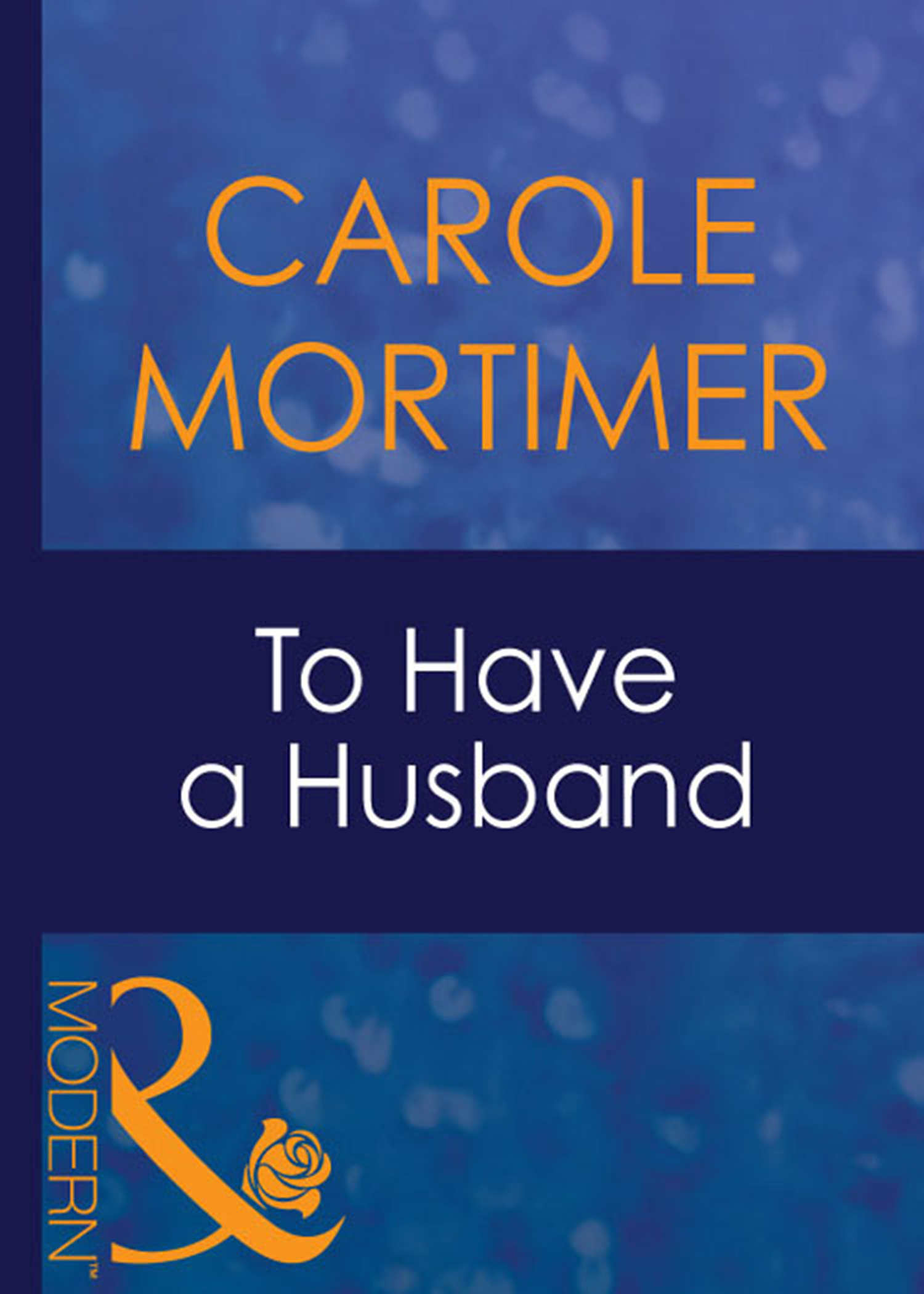 Обложка книги «To Have A Husband»