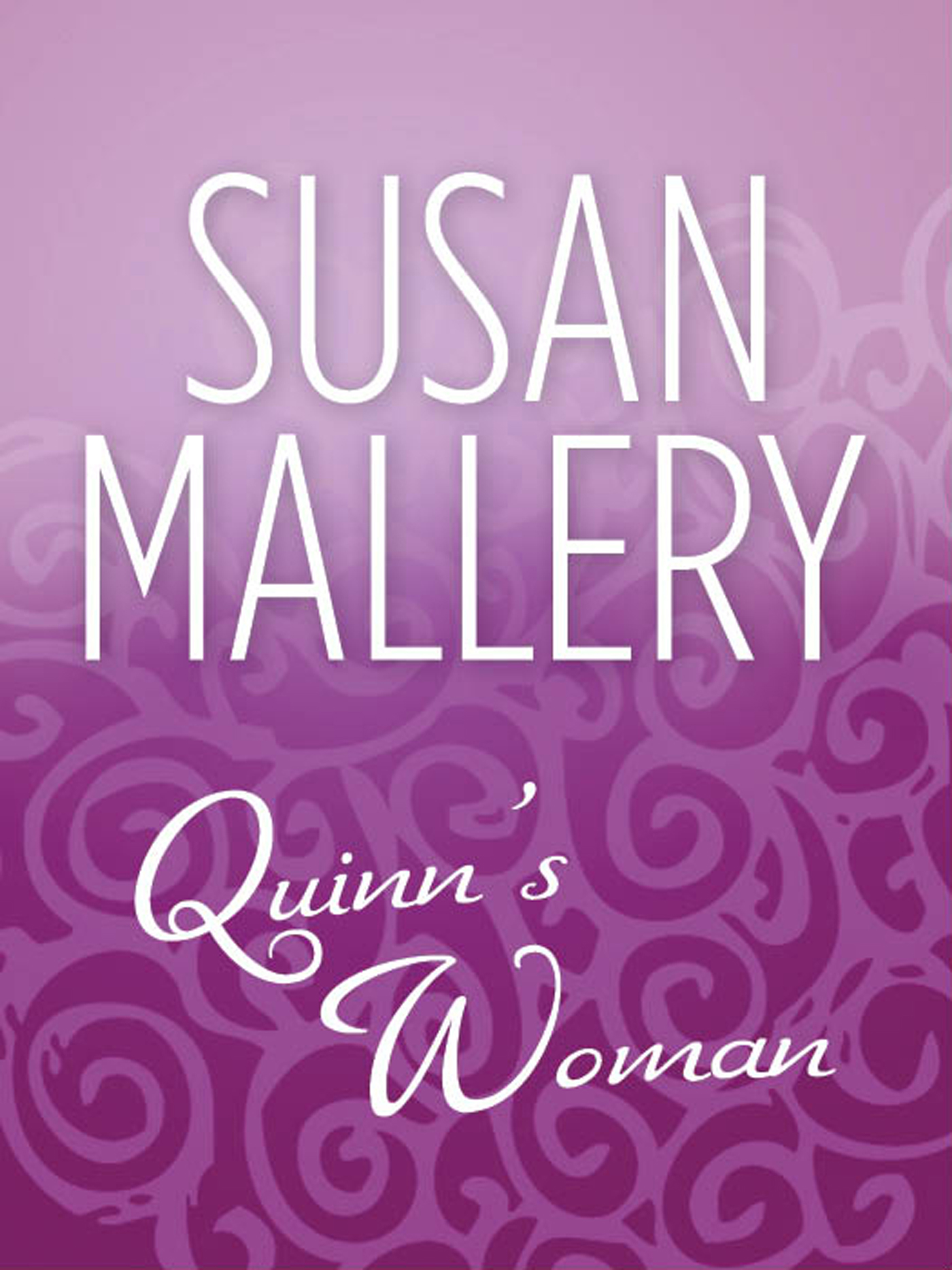 Обложка книги «Quinn's Woman»