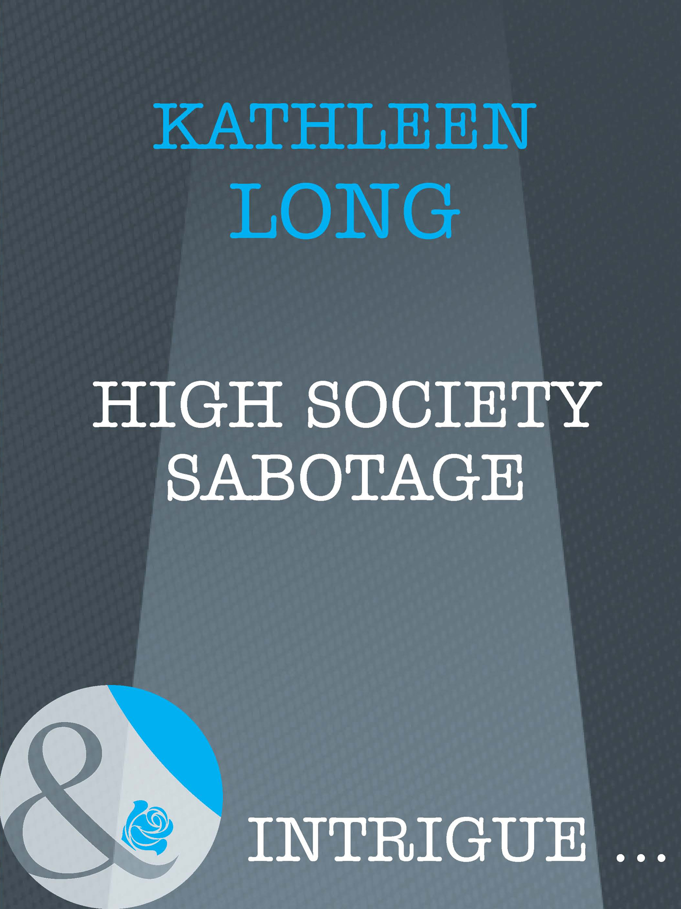 Обложка книги «High Society Sabotage»