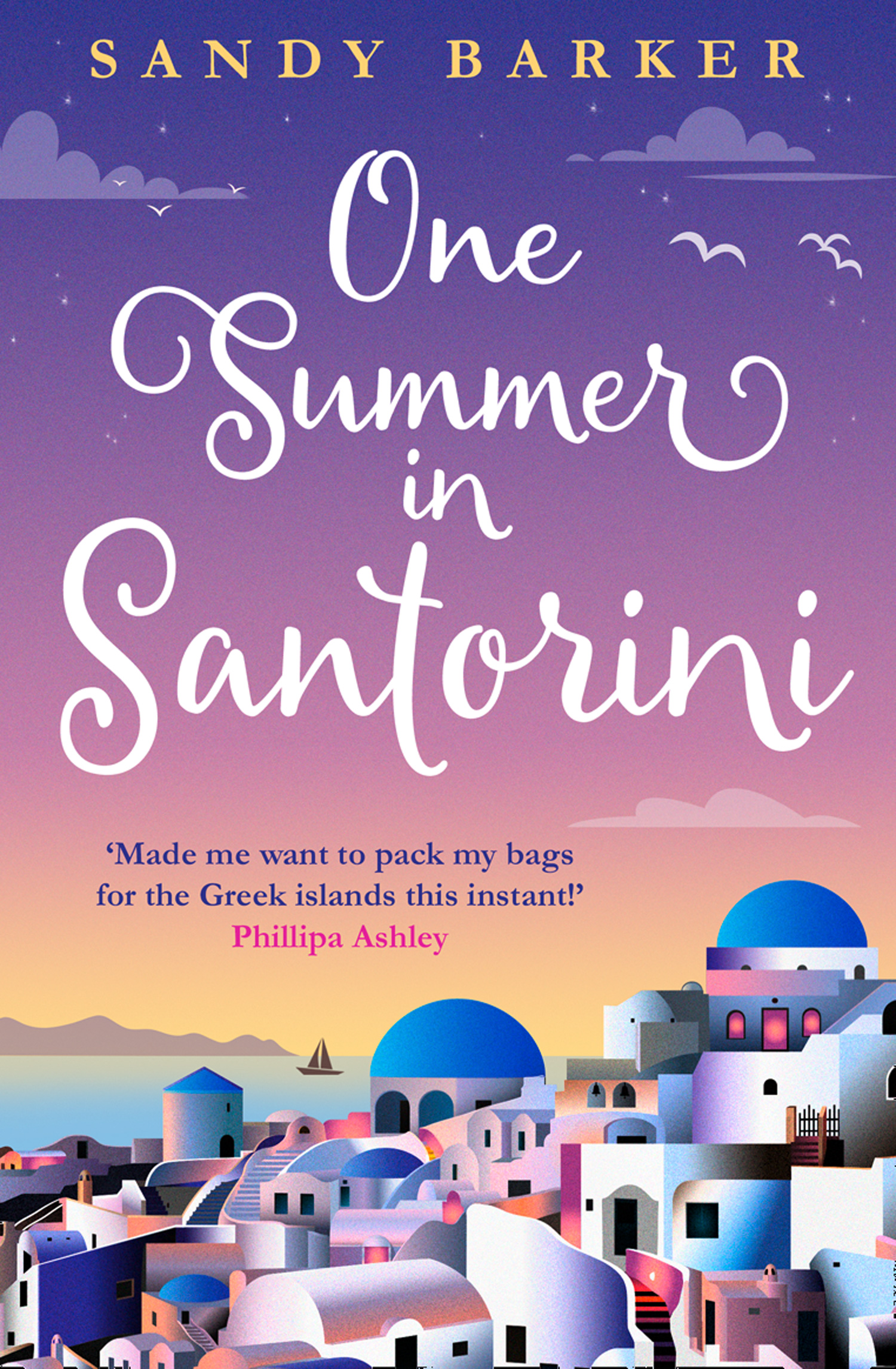 Обложка книги «One Summer in Santorini»