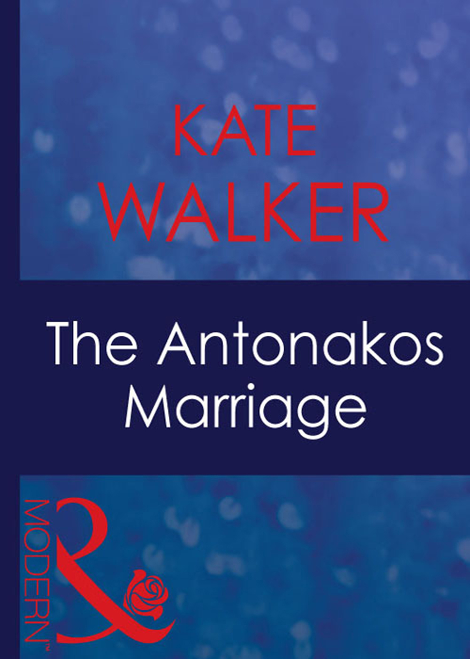 Обложка книги «The Antonakos Marriage»