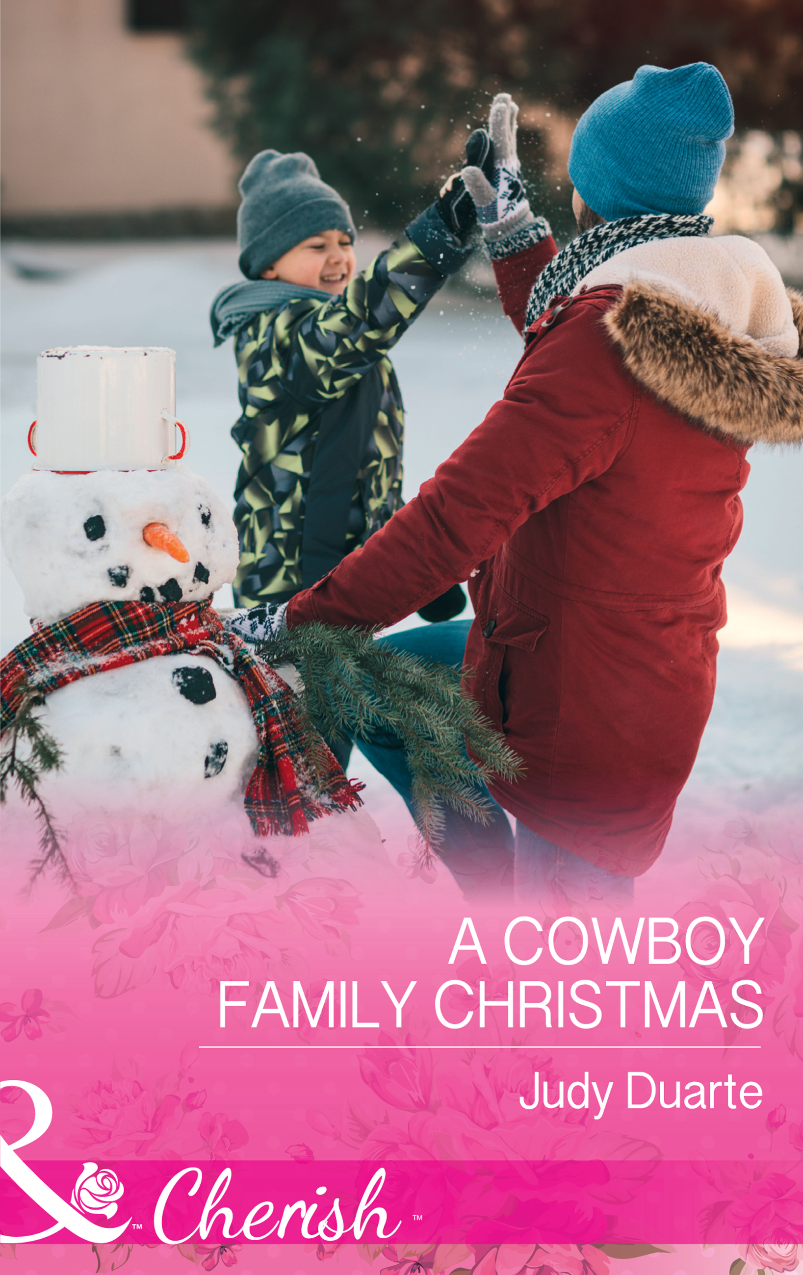 Обложка книги «A Cowboy Family Christmas»