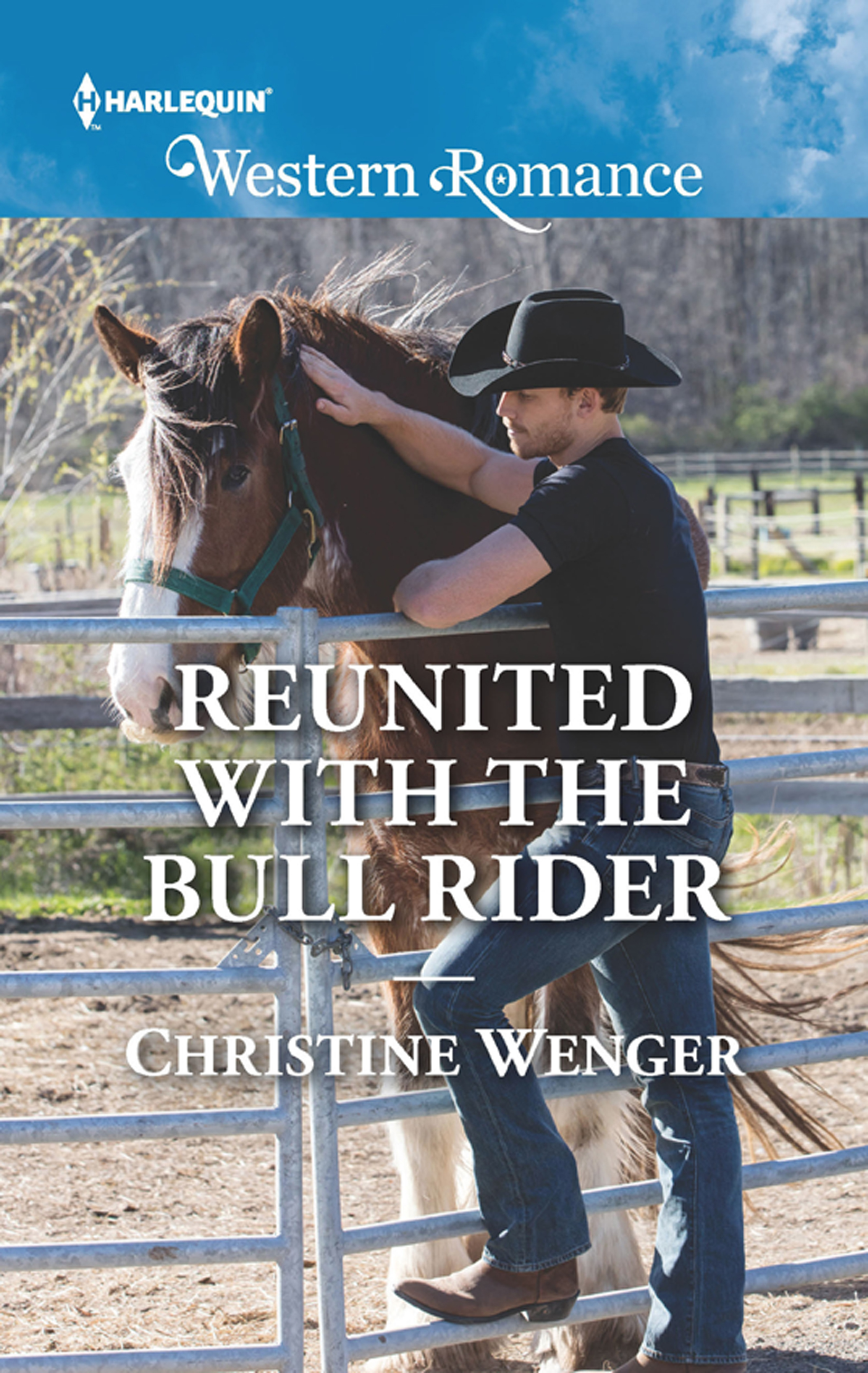 Обложка книги «Reunited With The Bull Rider»