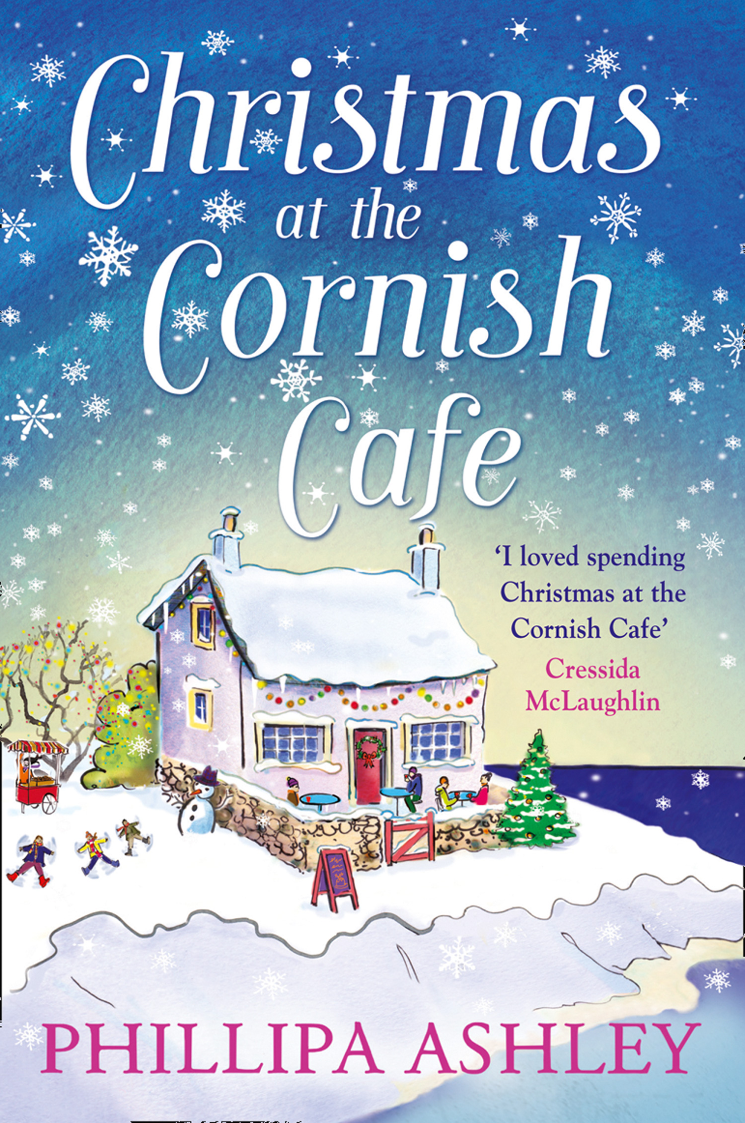 Обложка книги «Christmas at the Cornish Café»