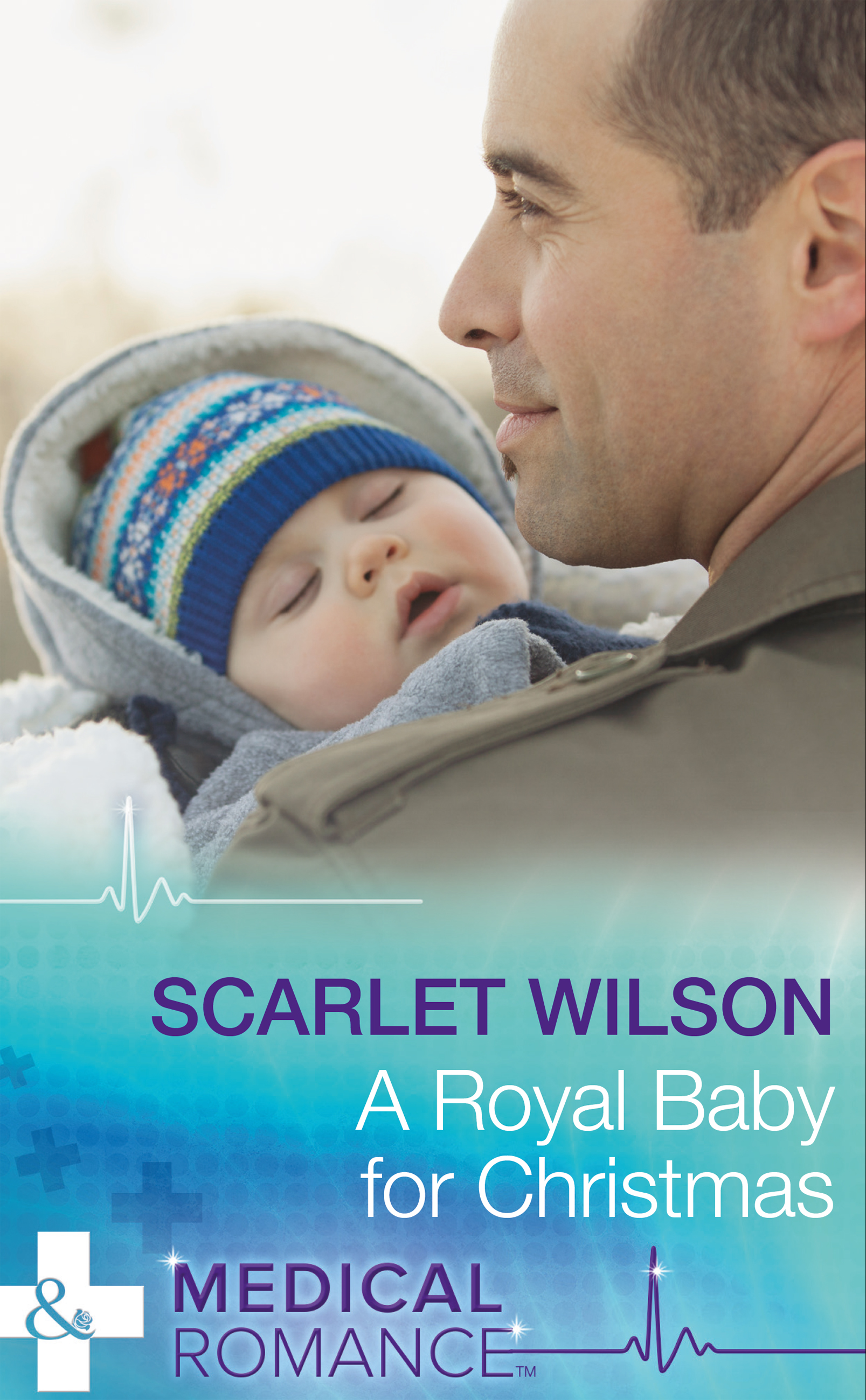Обложка книги «A Royal Baby For Christmas»