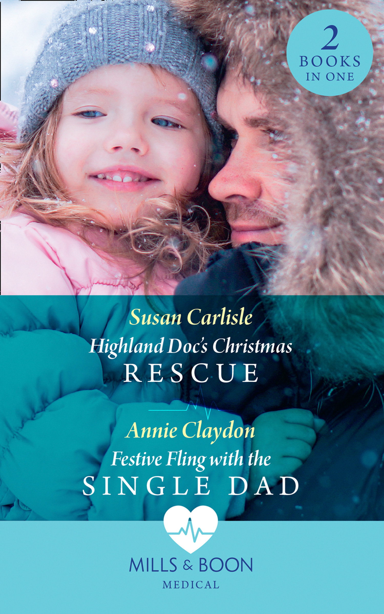 Обложка книги «Highland Doc's Christmas Rescue / Festive Fling With The Single Dad»
