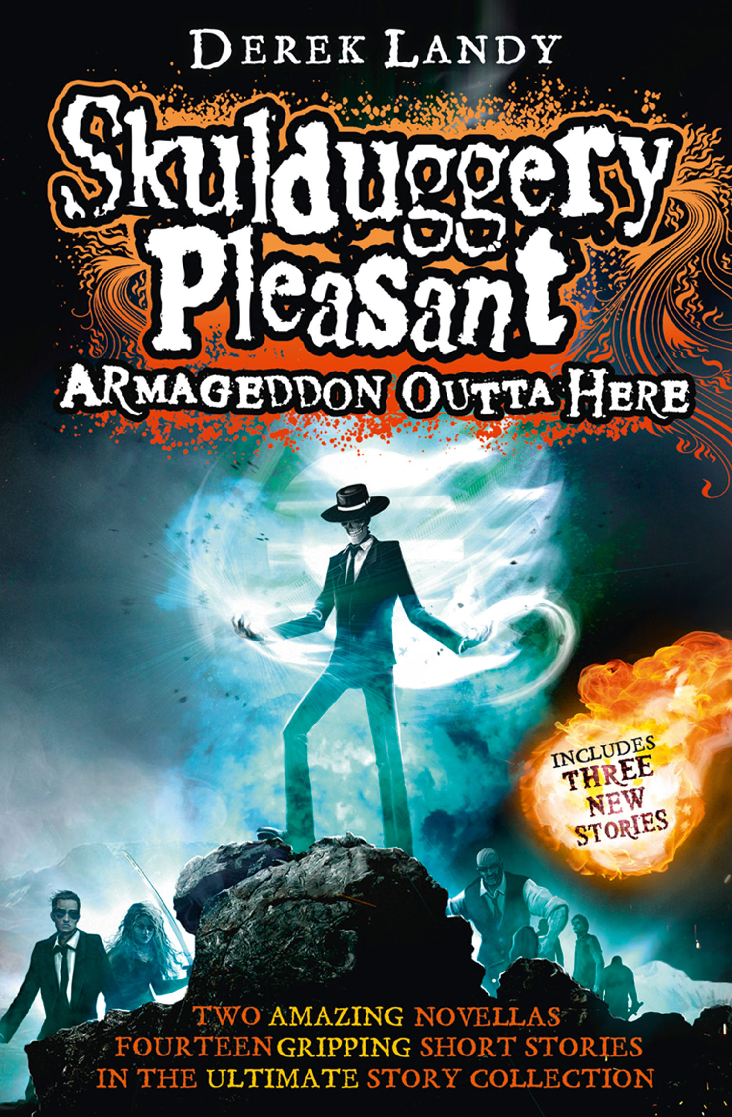 Обложка книги «Armageddon Outta Here - The World of Skulduggery Pleasant»