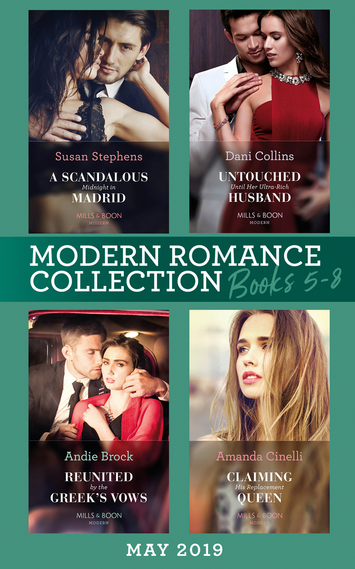 Обложка книги «Modern Romance June 2019 Books 5-8»