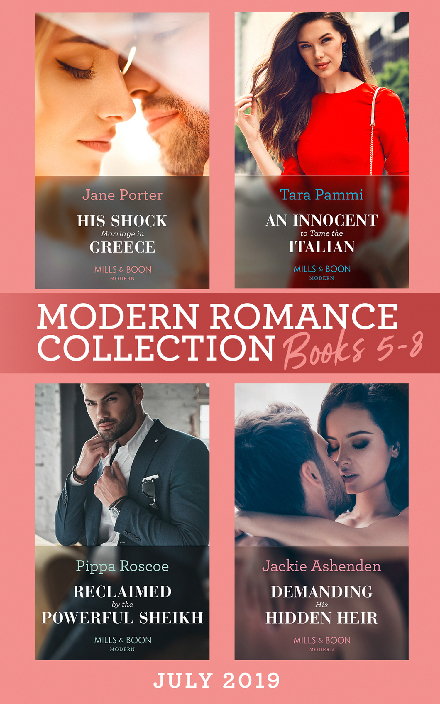 Обложка книги «Modern Romance July 2019 Books 5-8»