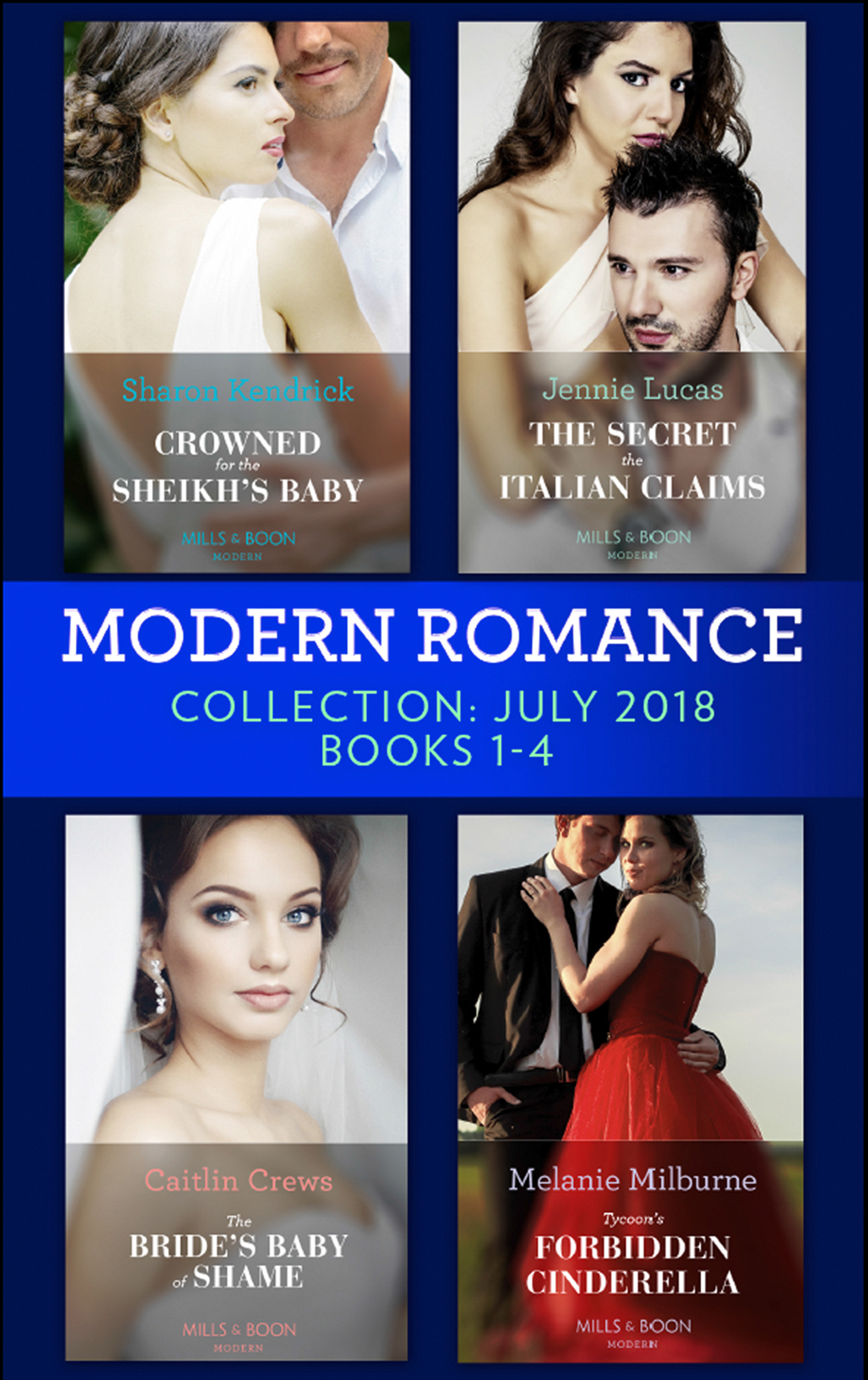 Обложка книги «Modern Romance July 2018 Books 1-4 Collection»
