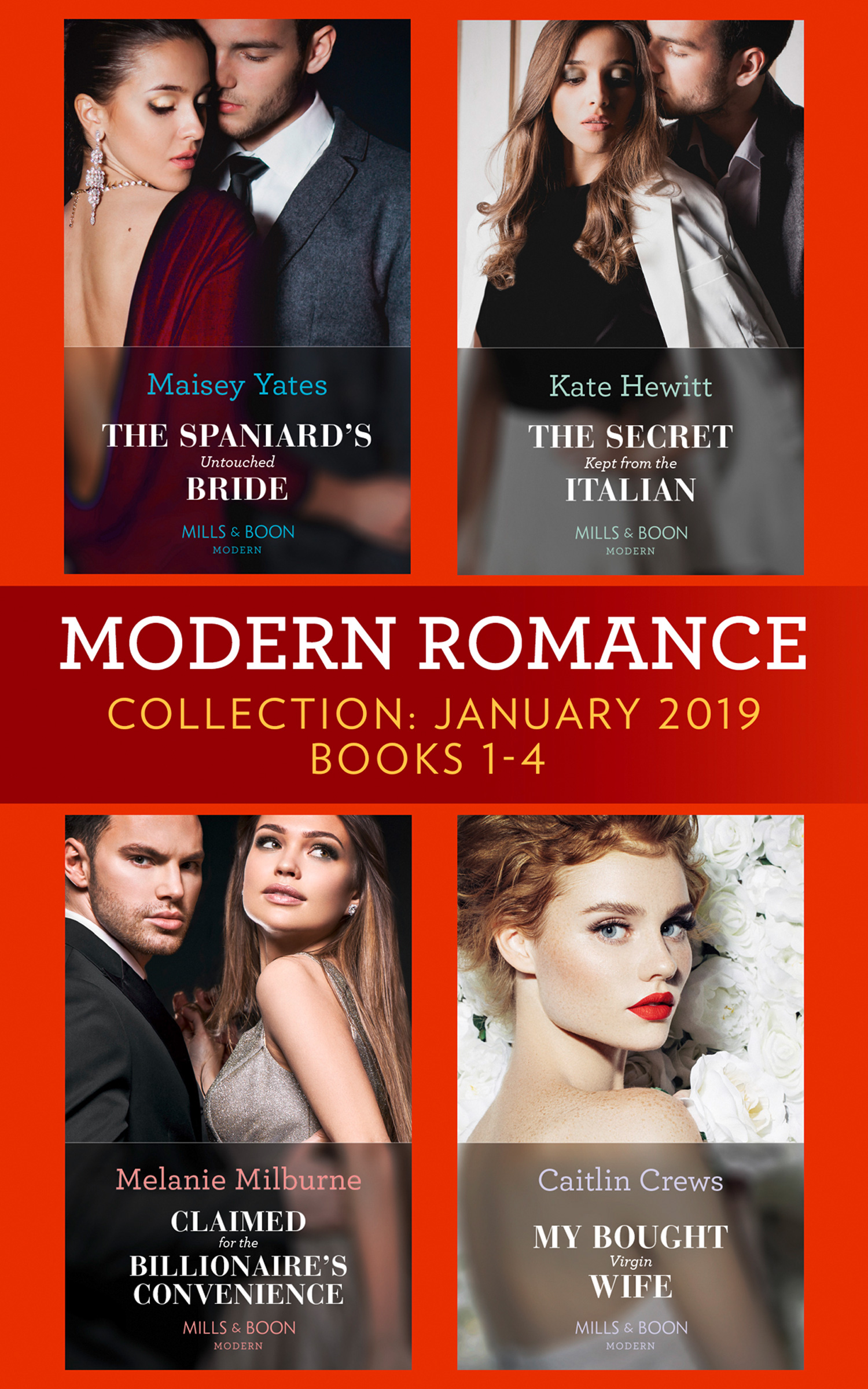 Обложка книги «Modern Romance January Books 1-4»