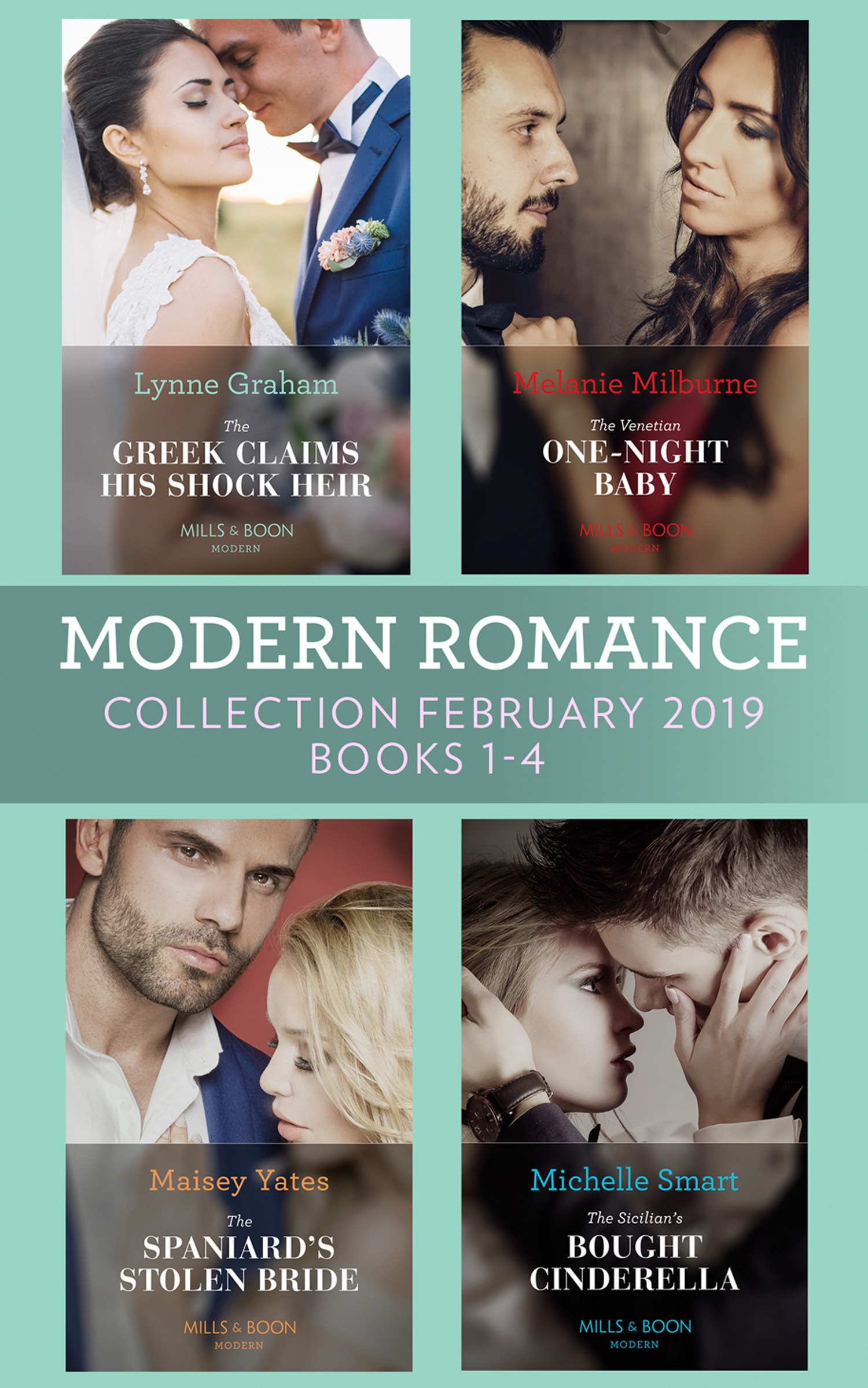 Обложка книги «Modern Romance February Books 1-4»