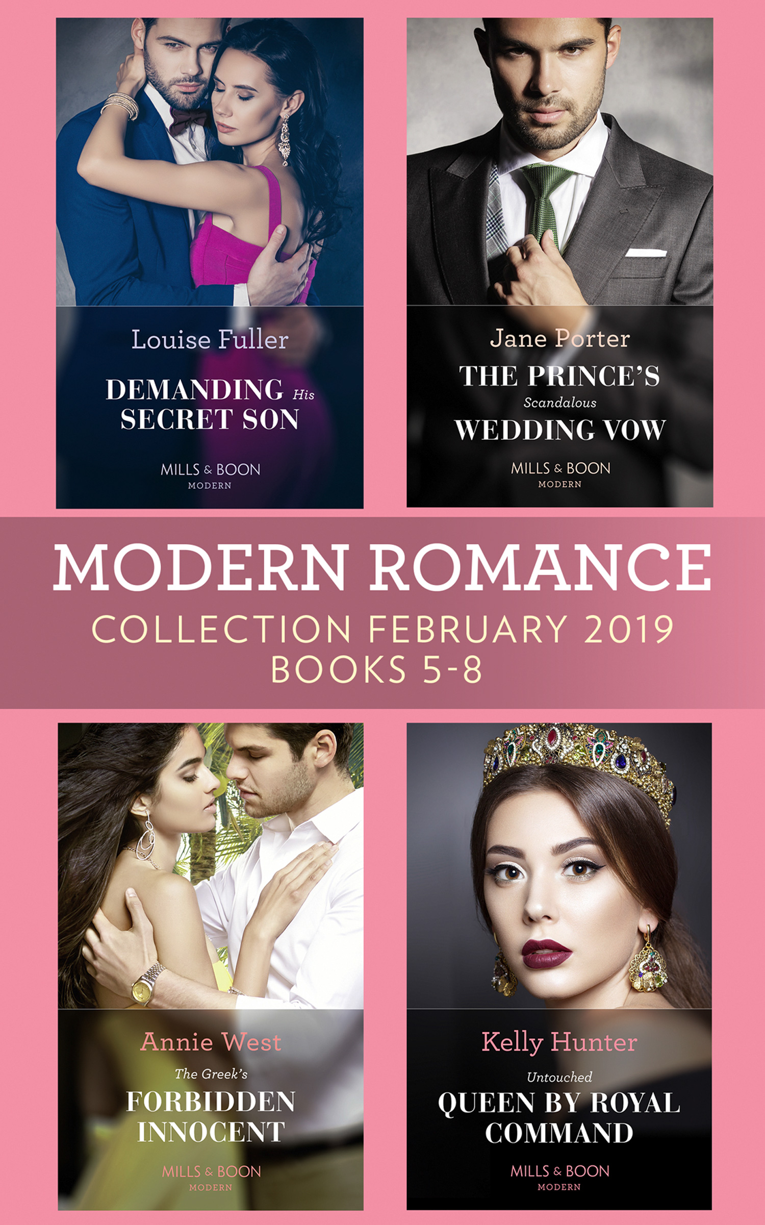 Обложка книги «Modern Romance February Books 5-8»