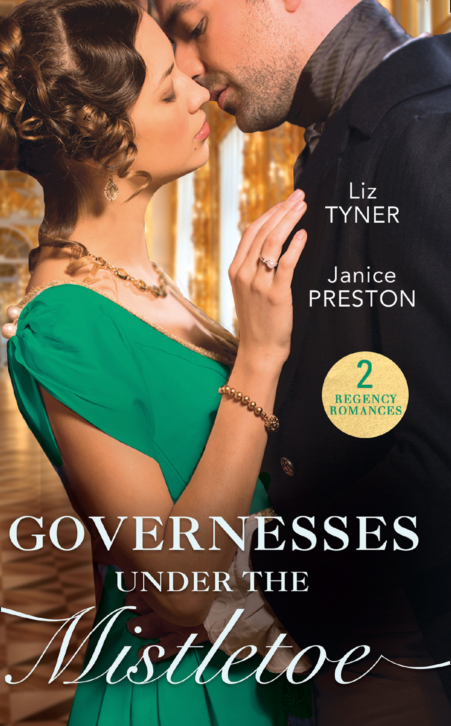 Обложка книги «Governesses Under The Mistletoe»