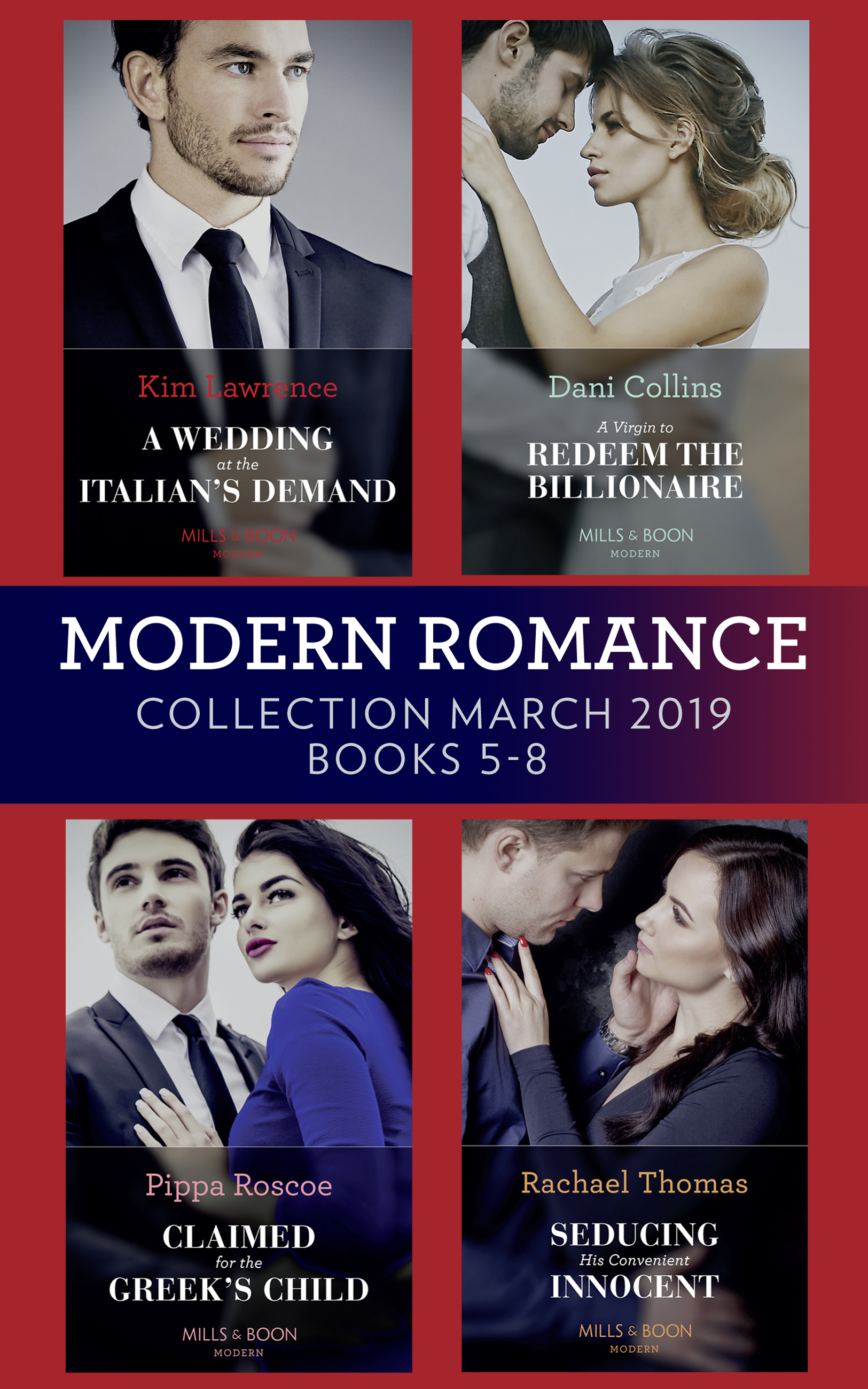 Обложка книги «Modern Romance March 2019 5-8»