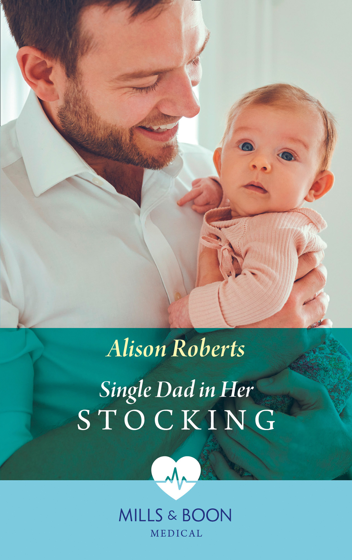 Обложка книги «Single Dad In Her Stocking»