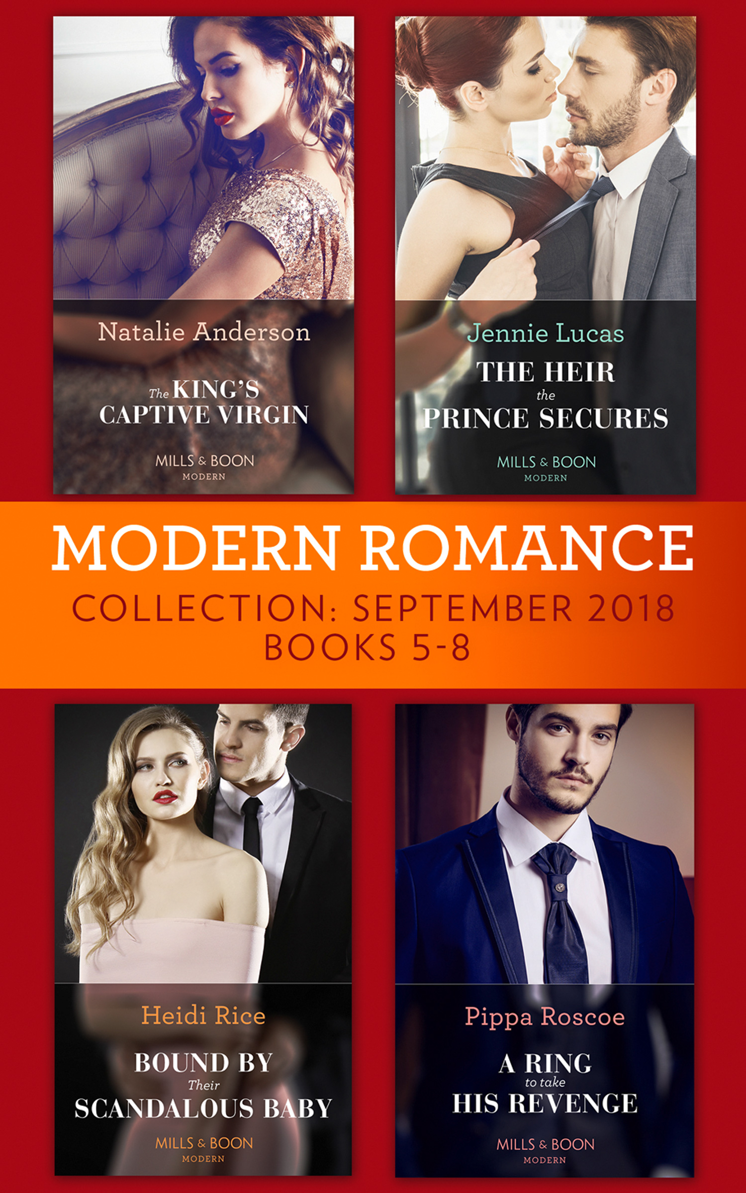 Обложка книги «Modern Romance September 2018 Books 5-8»