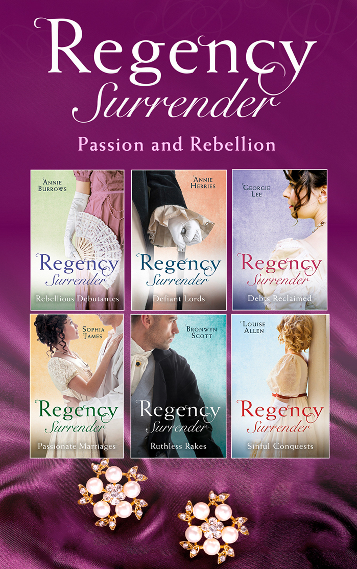 Обложка книги «Regency Surrender: Passion And Rebellion»