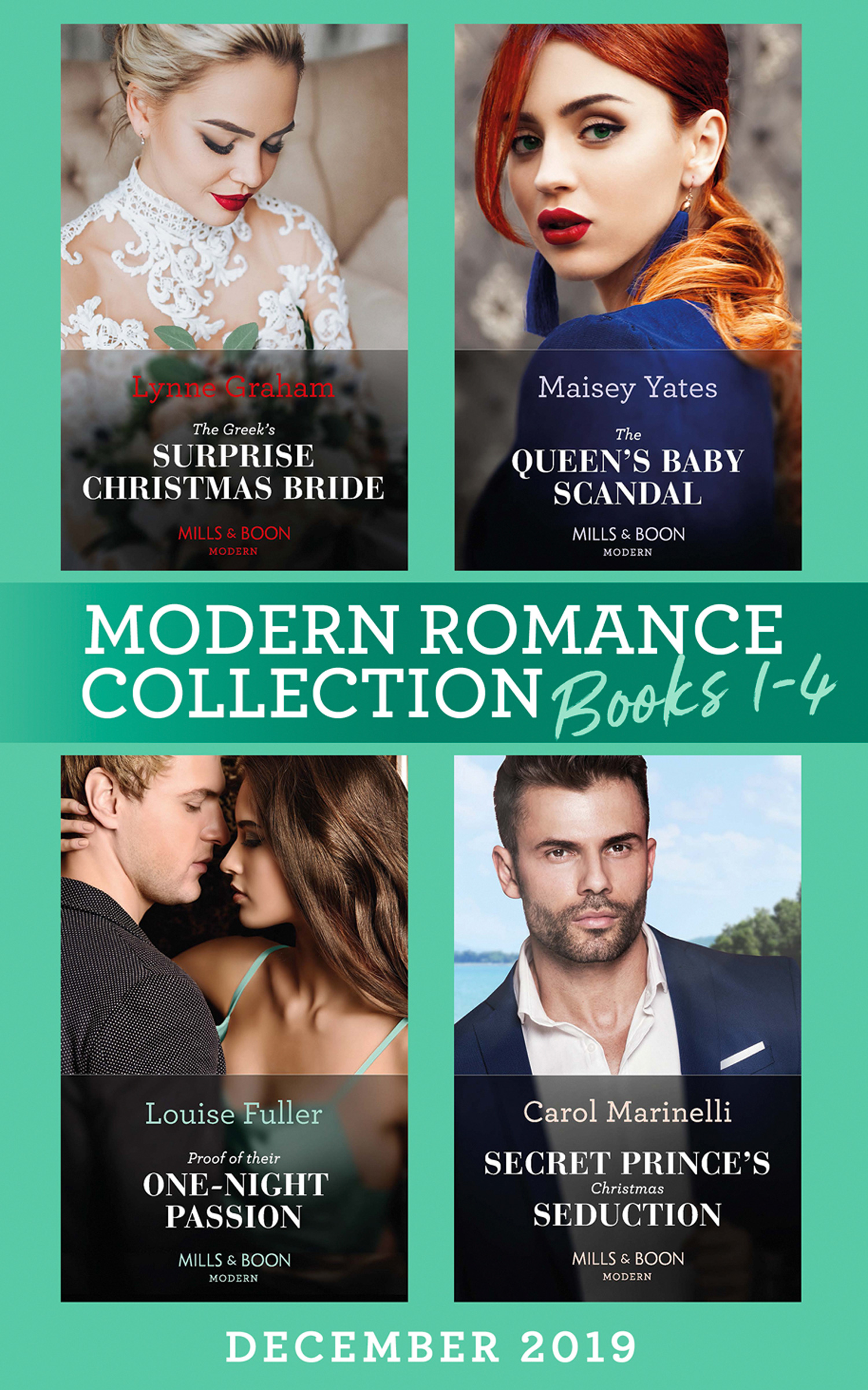 Обложка книги «Modern Romance December 2019 Books 1-4»