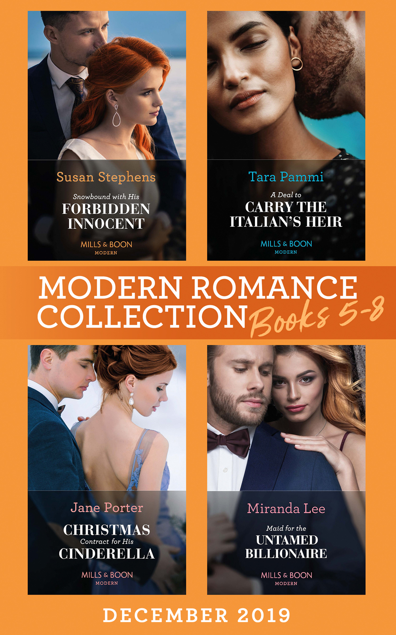 Обложка книги «Modern Romance December 2019 Books 5-8»