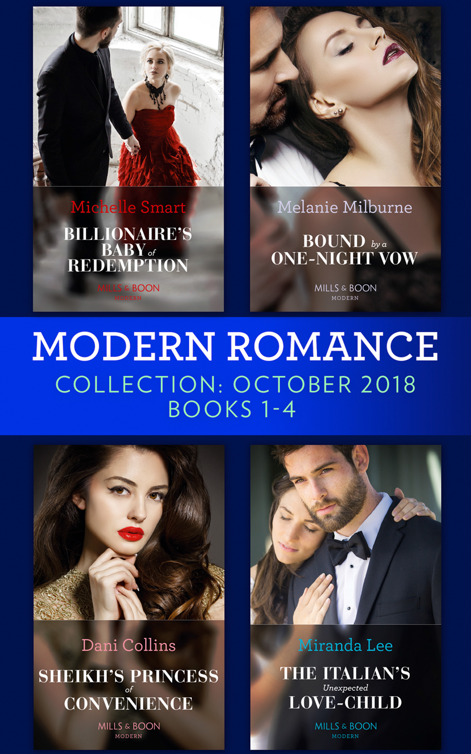 Обложка книги «Modern Romance October Books 1-4»