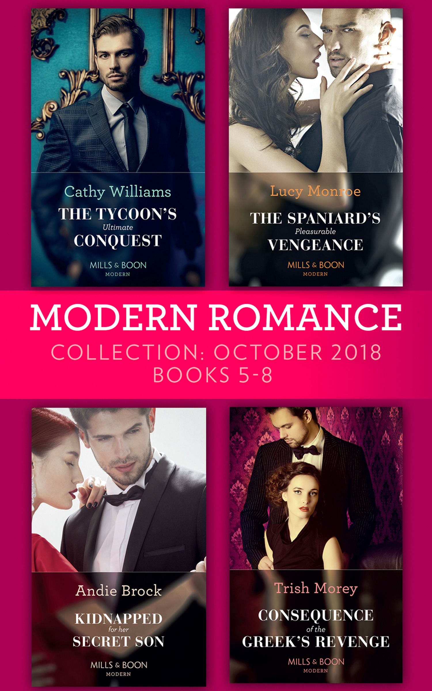 Обложка книги «Modern Romance October 2018 Books 5-8»