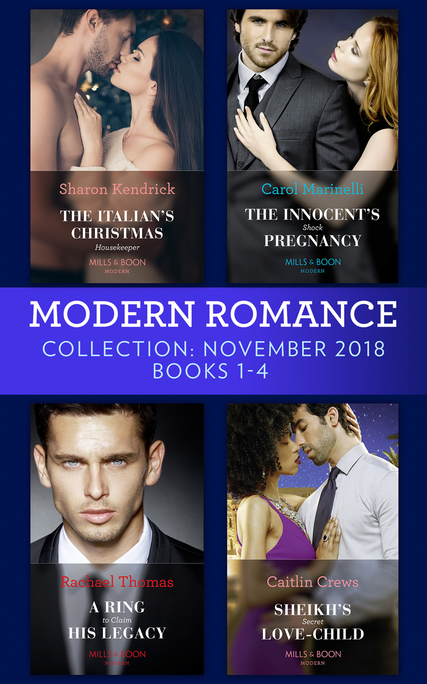 Обложка книги «Modern Romance November Books 1-4»