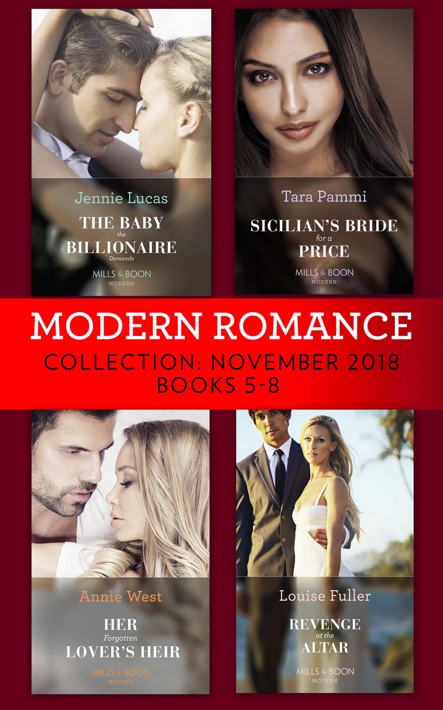 Обложка книги «Modern Romance November Books 5-8»