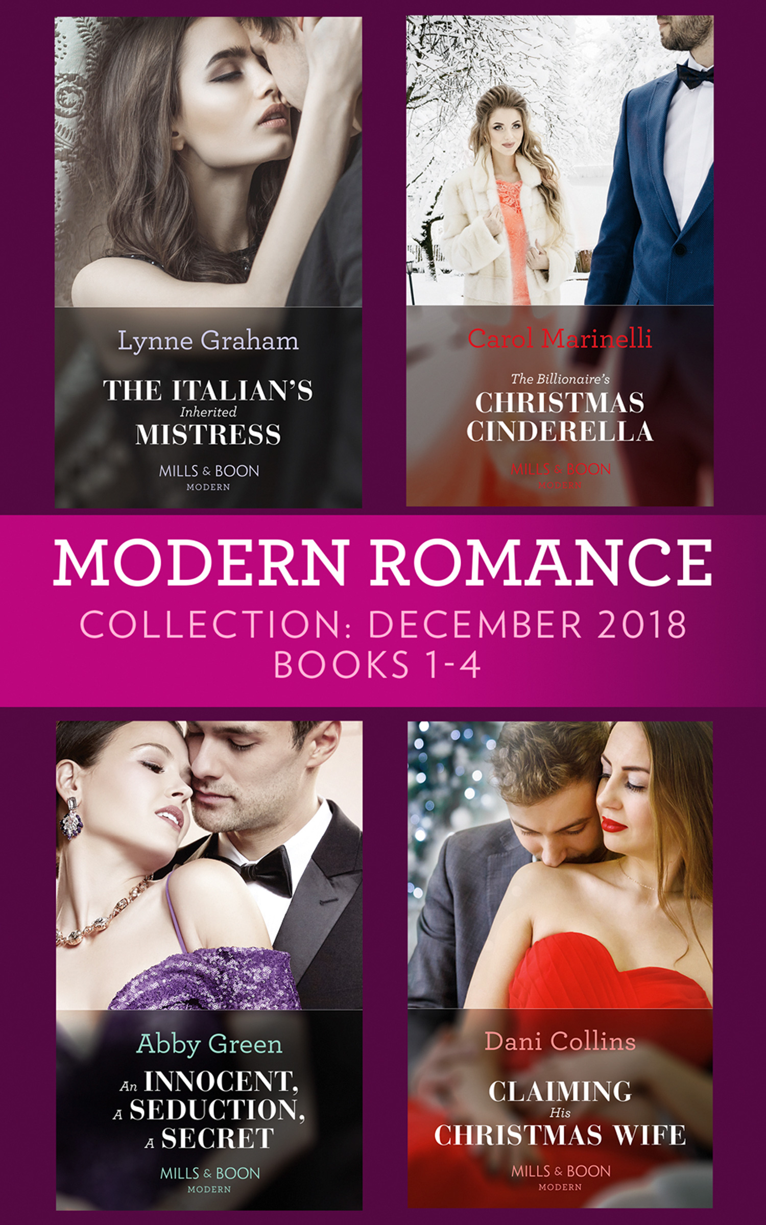 Обложка книги «Modern Romance December Books 1-4»
