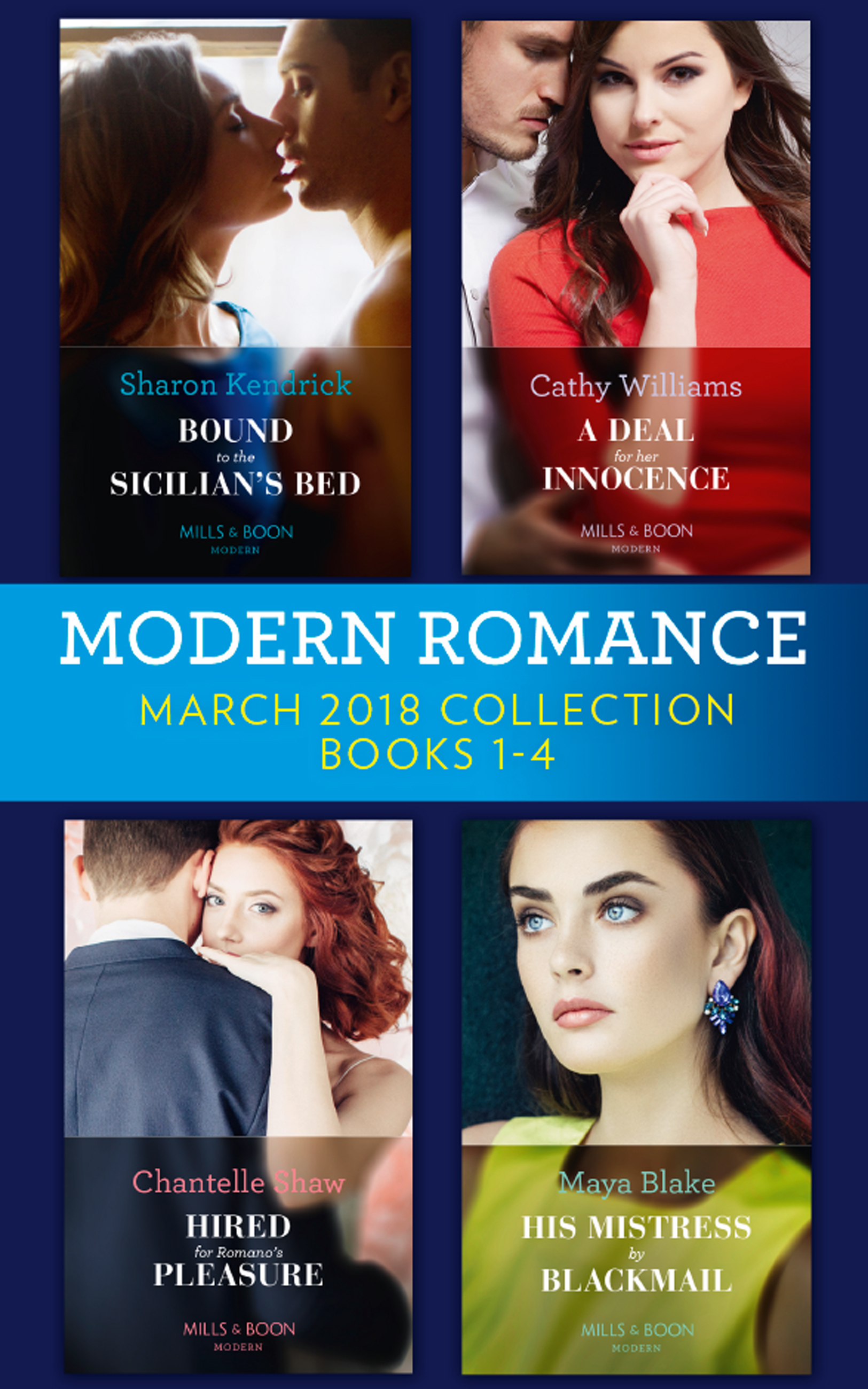 Обложка книги «Modern Romance Collection: March 2018 Books 1 - 4»