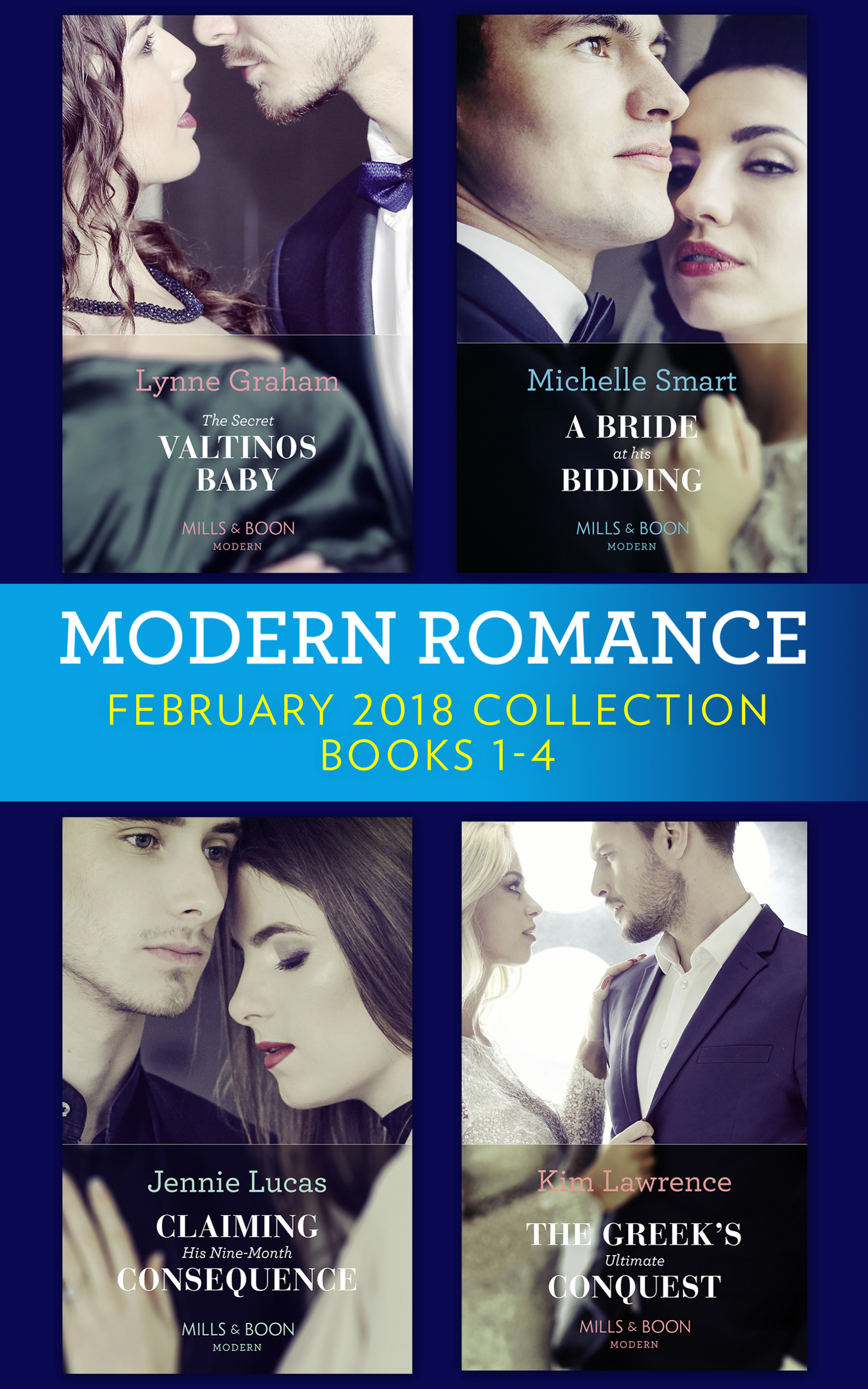 Обложка книги «Modern Romance Collection: February 2018 Books 1 – 4»