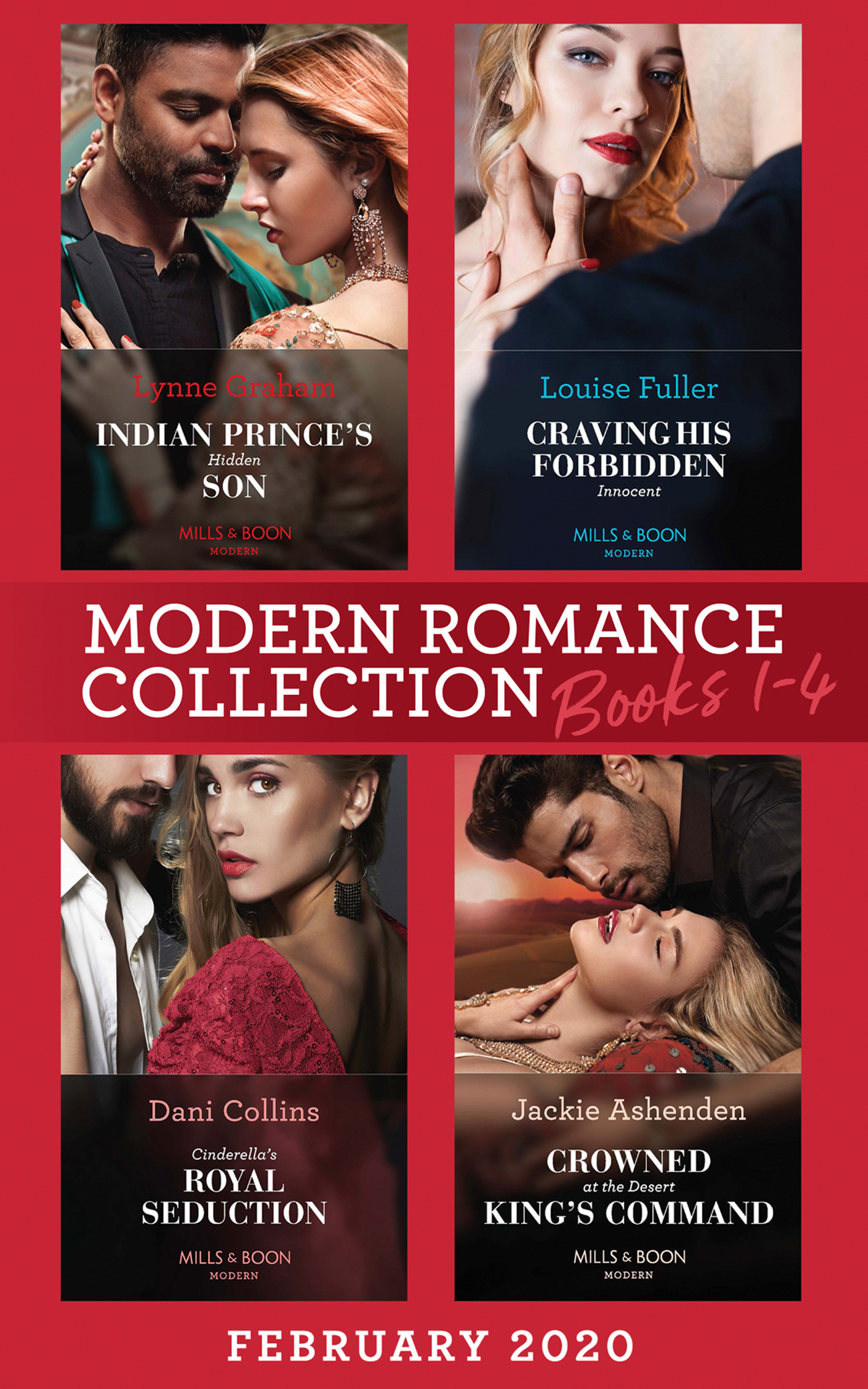 Обложка книги «Modern Romance February 2020 Books 1-4»