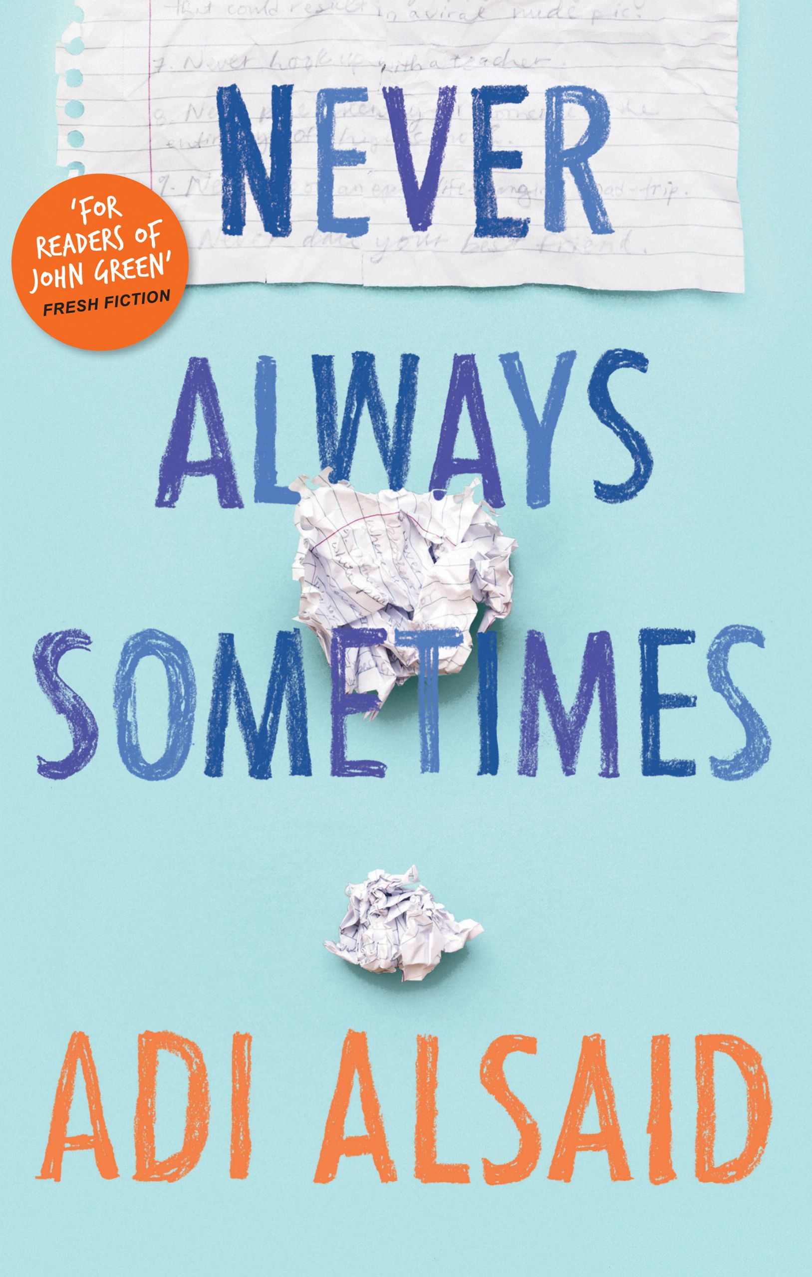 Обложка книги «Never Always Sometimes»