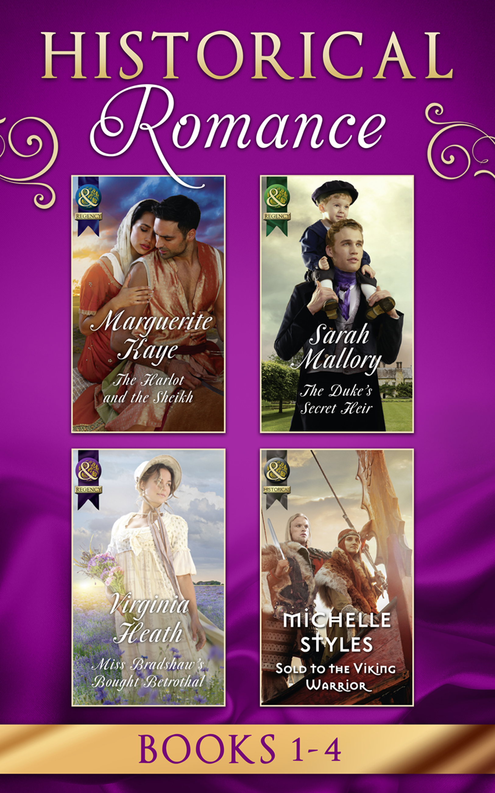 Обложка книги «Historical Romance Books 1 – 4»