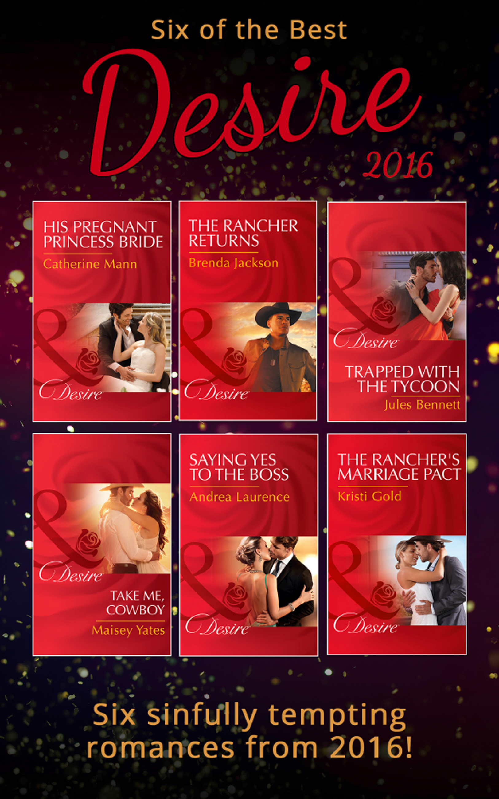 Обложка книги «Six Of The Best Of Desire 2016»