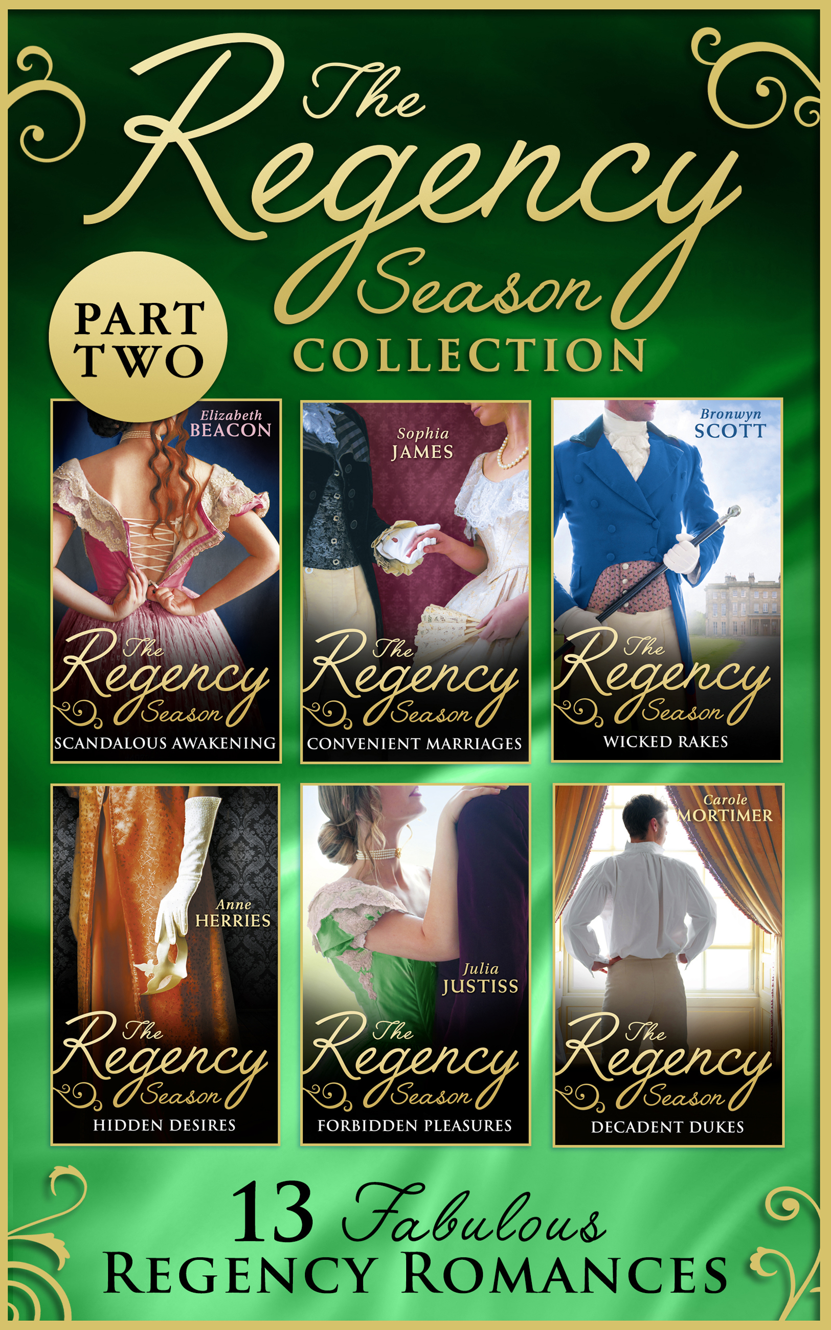Обложка книги «The Regency Season Collection: Part Two»