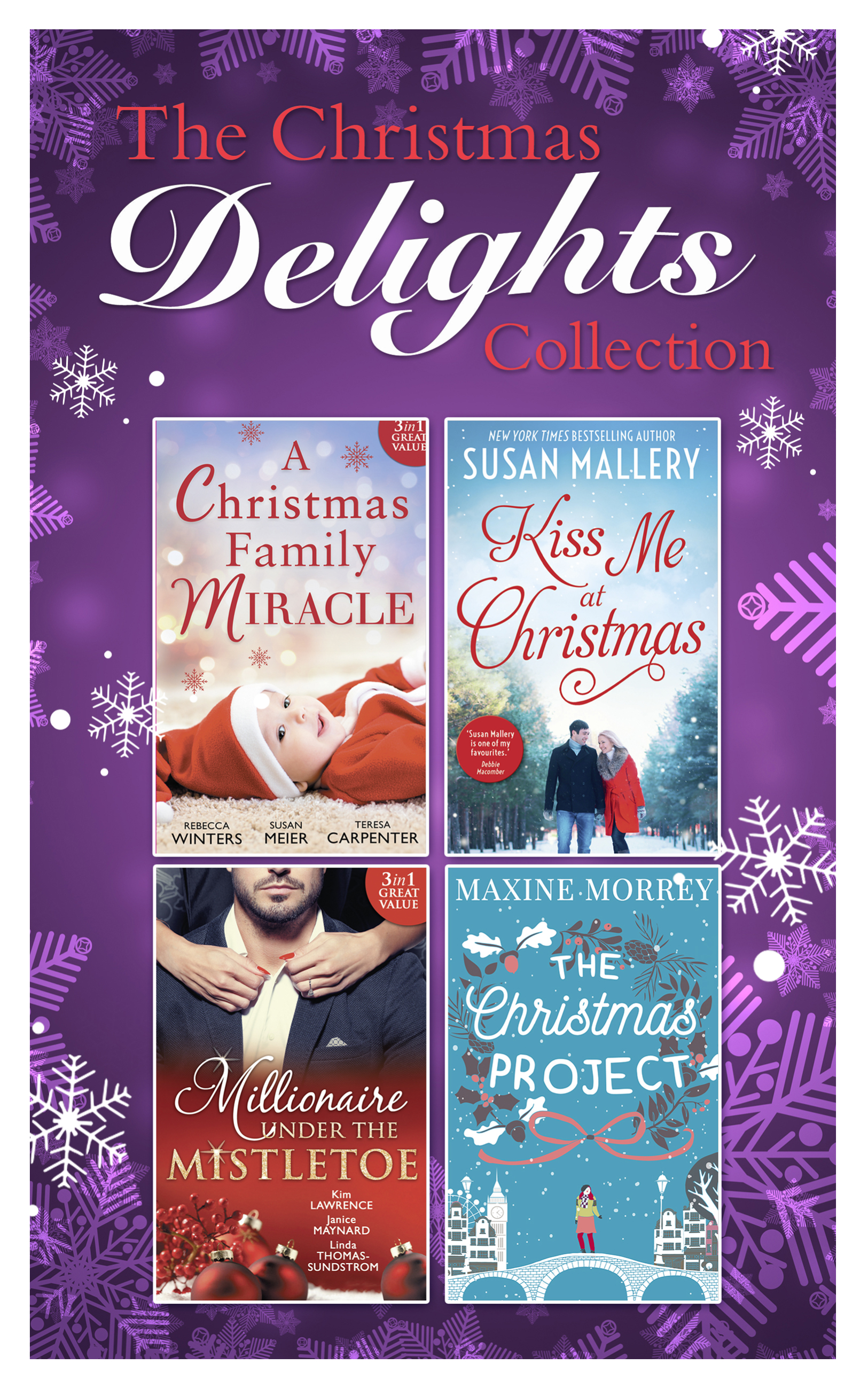 Обложка книги «Mills & Boon Christmas Delights Collection»