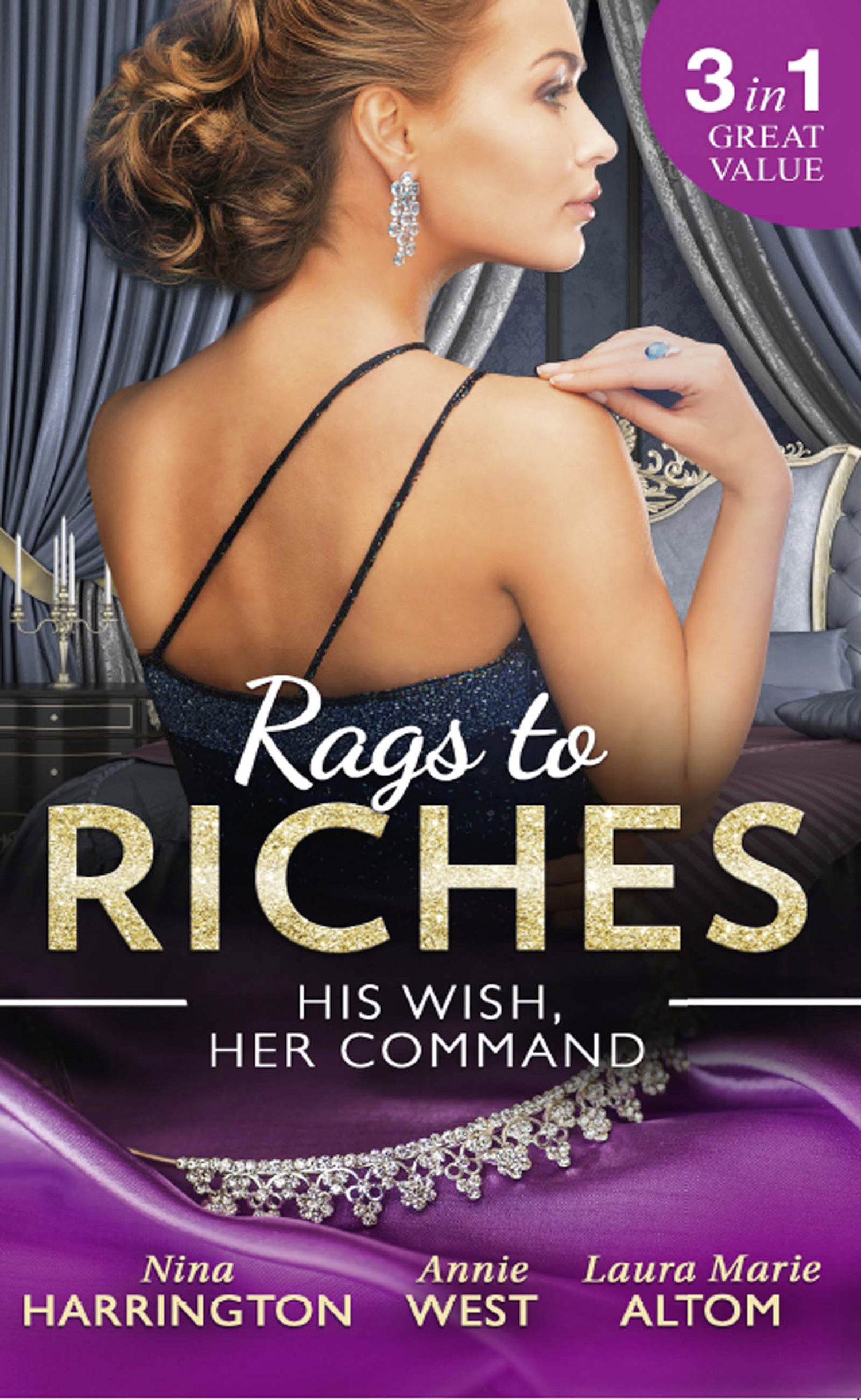 Обложка книги «Rags To Riches: His Wish, Her Command»